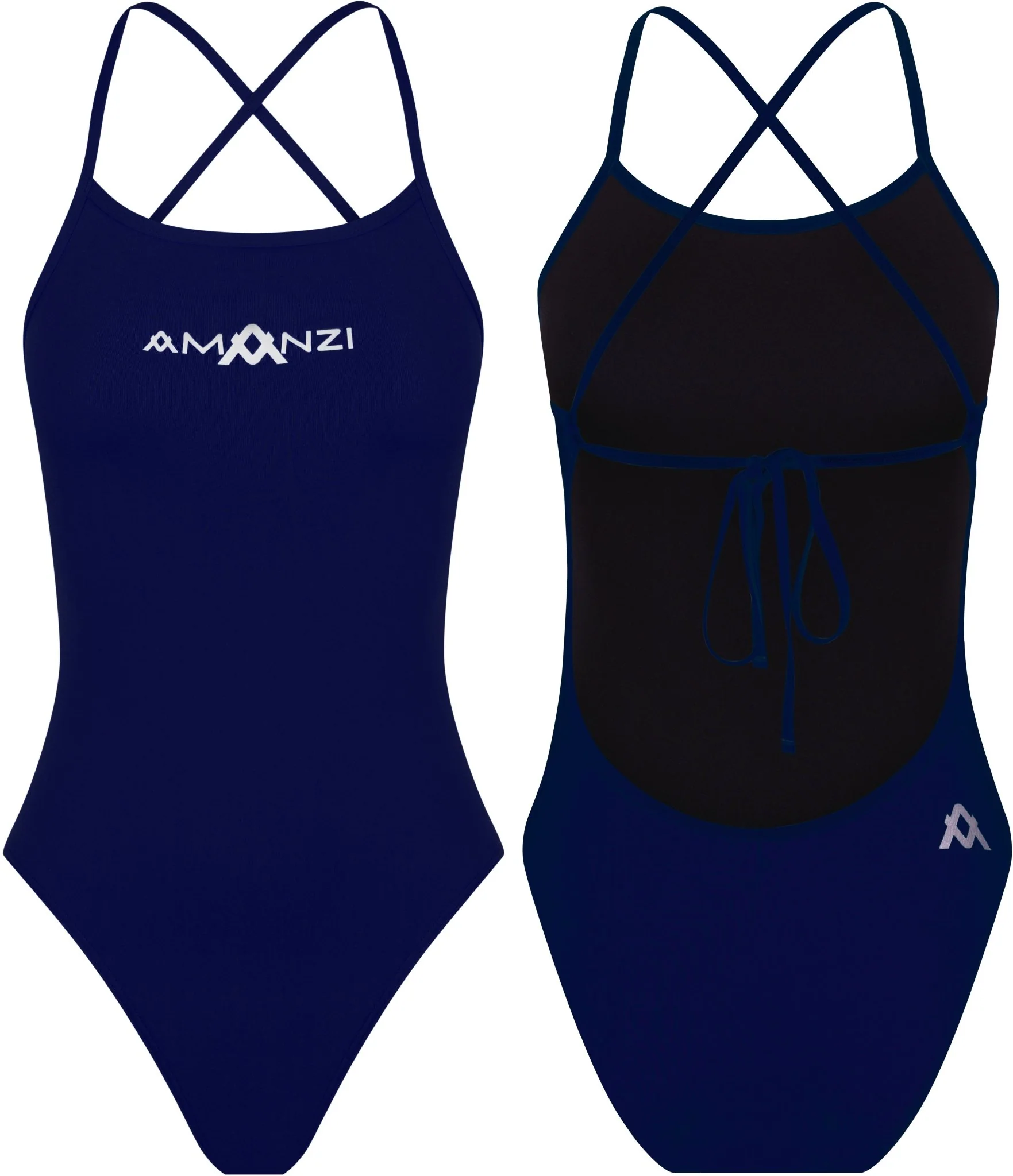 AMANZI GIRLS SAPPHIRE TIE BACK ONE PIECE - Image 3