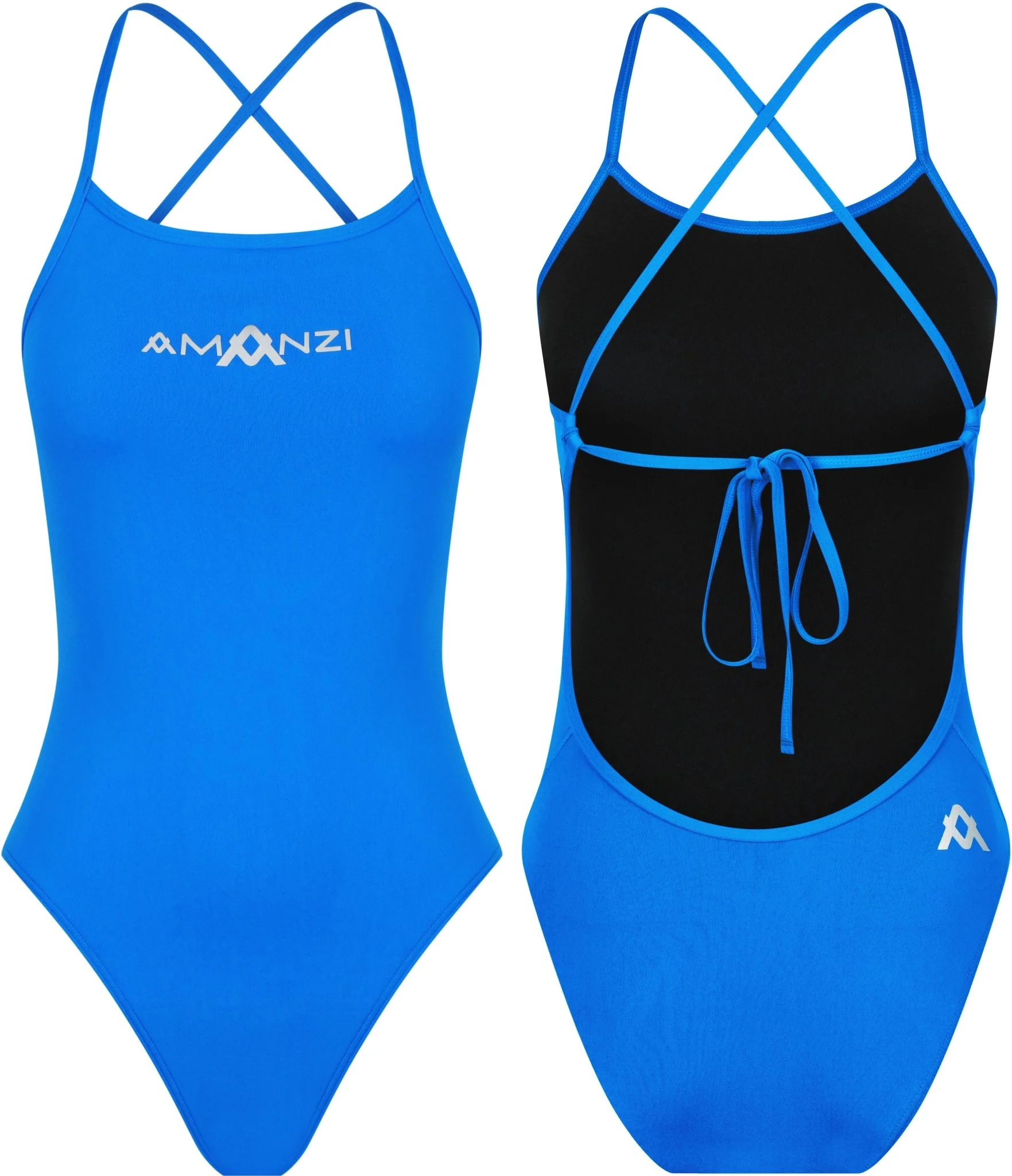 AMANZI WOMENS AZURE TIE BACK ONE PIECE - Image 3