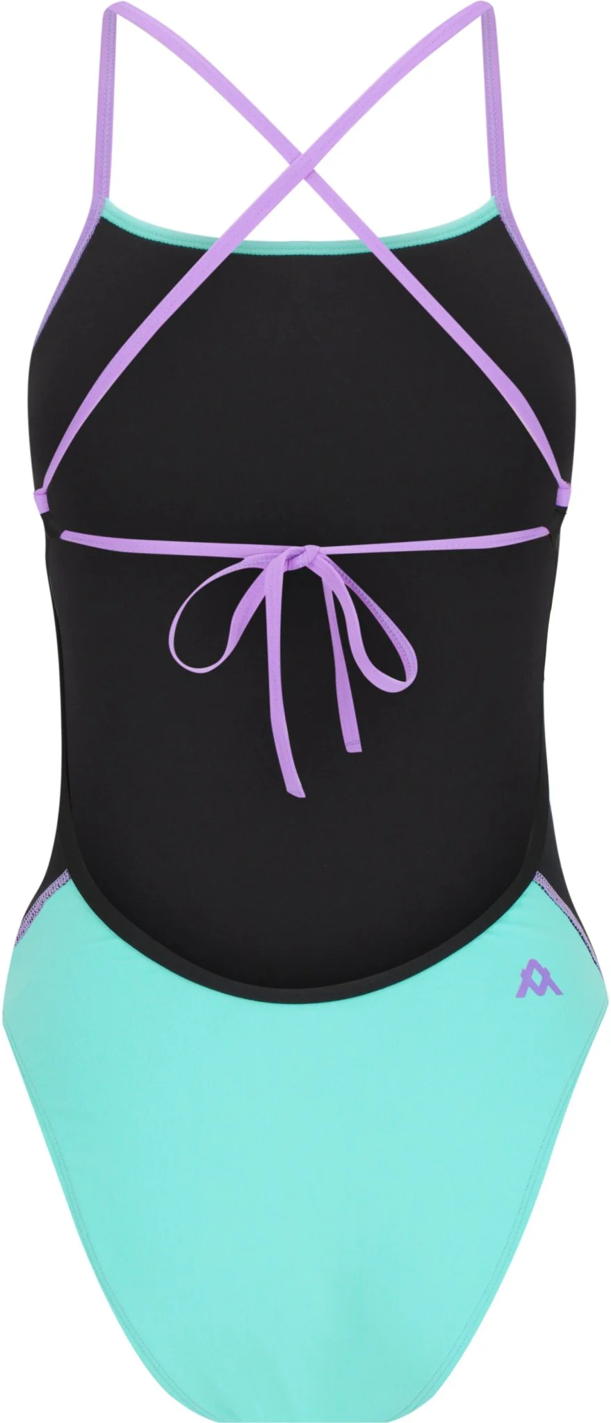 AMANZI WOMENS MYSTIC MINT TIE BACK ONE PIECE - Image 2