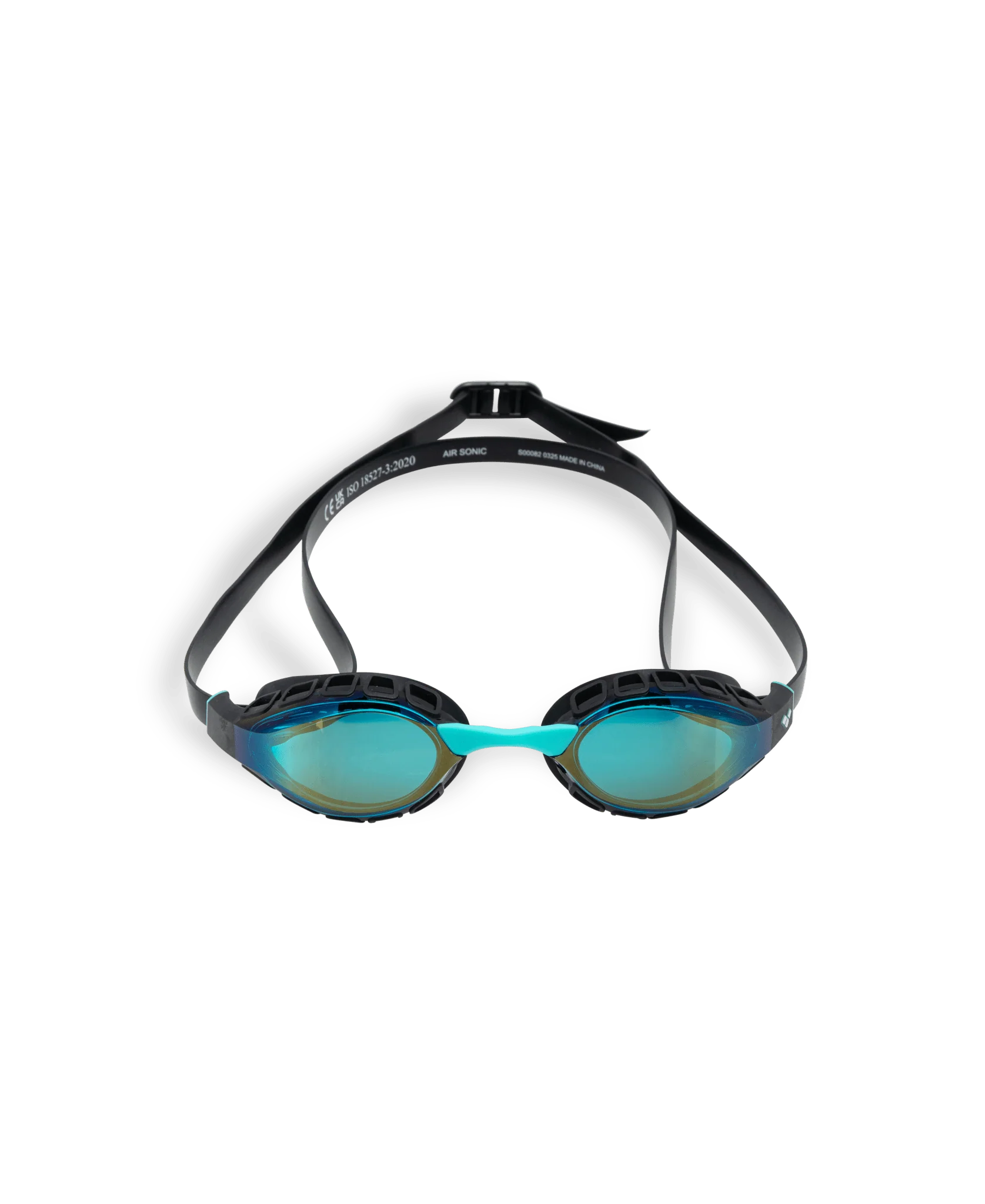 ARENA AIR SONIC MIRROR GOGGLES AQUA LENSES - Image 3