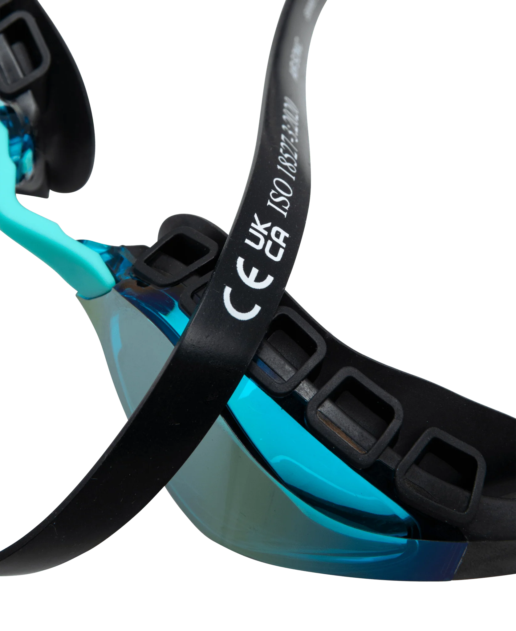 ARENA AIR SONIC MIRROR GOGGLES AQUA LENSES - Image 8