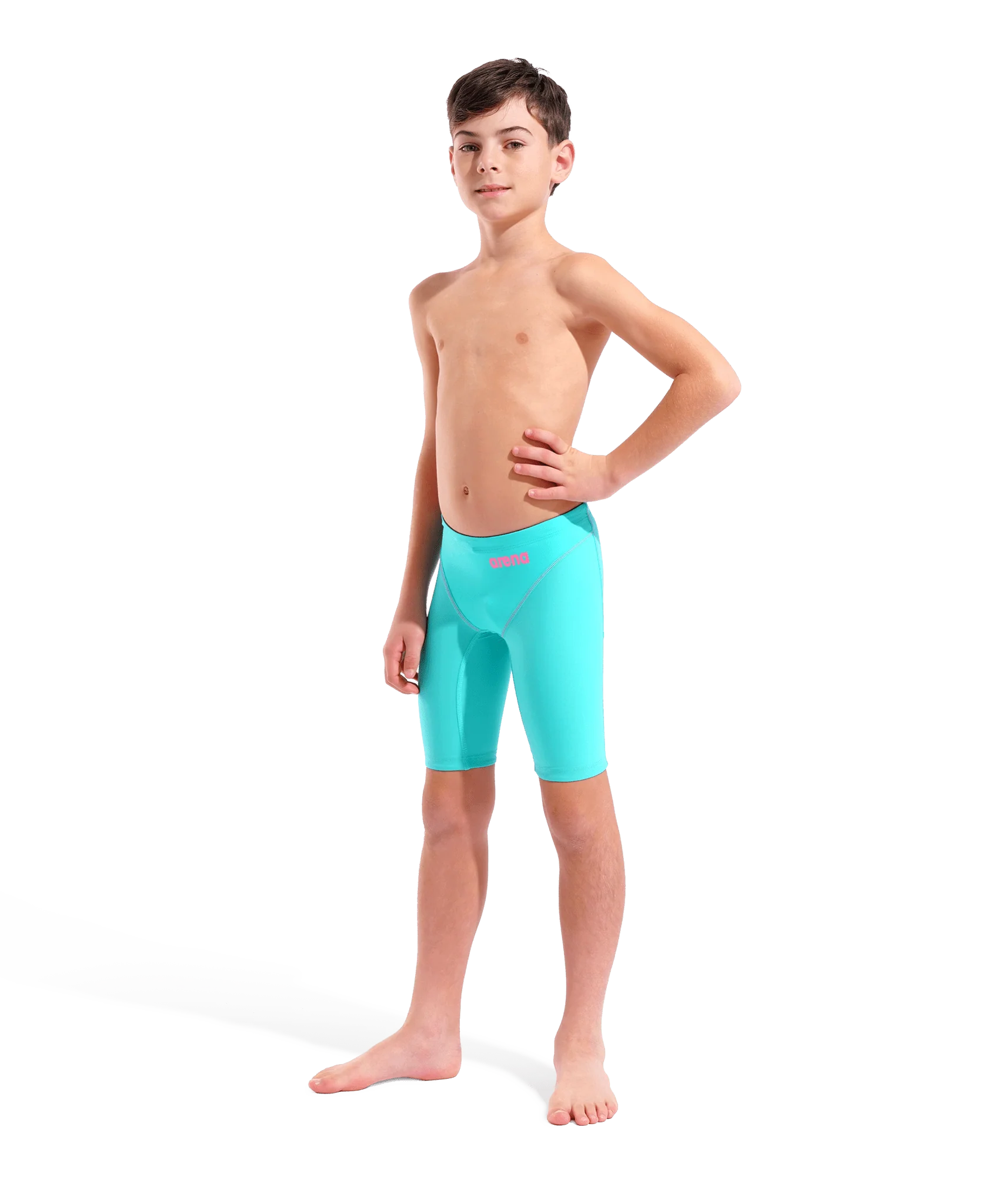 ARENA BOYS POWERSKIN IMPULSO SHOCKING PINK & WATER JAMMER - Image 3