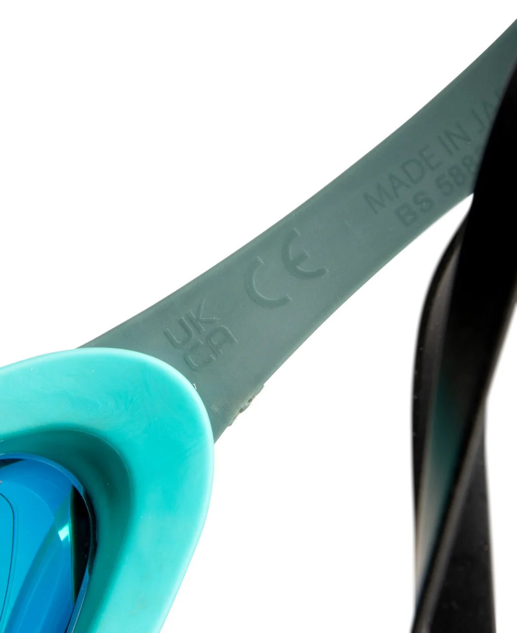 ARENA COBRA ULTRA SWIPE MIRROR GOGGLES AQUA LENSES - Image 6