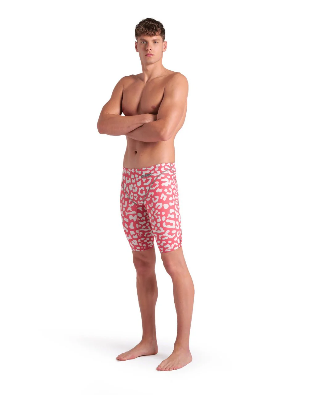 ARENA MENS LEOPARD SKIN GERANIUM POWERSKIN ST NEXT JAMMER - Image 3