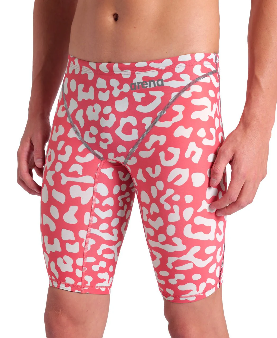 ARENA MENS LEOPARD SKIN GERANIUM POWERSKIN ST NEXT JAMMER - Image 5