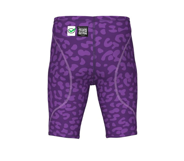ARENA MENS LEOPARD SKIN VIOLET POWERSKIN ST NEXT JAMMER - Image 8