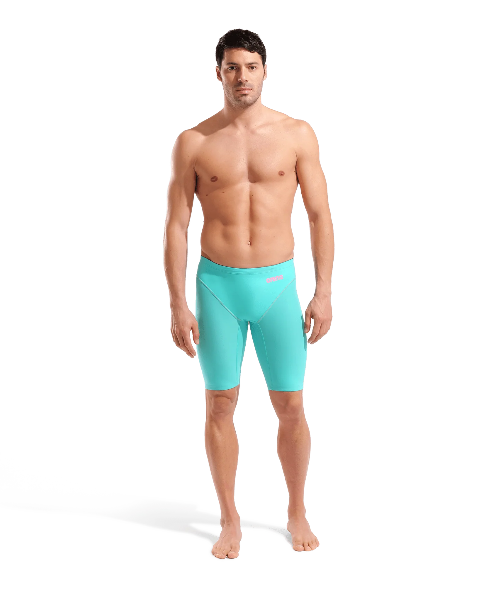 ARENA MENS POWERSKIN IMPULSO SHOCKING PINK & WATER JAMMER - Image 3
