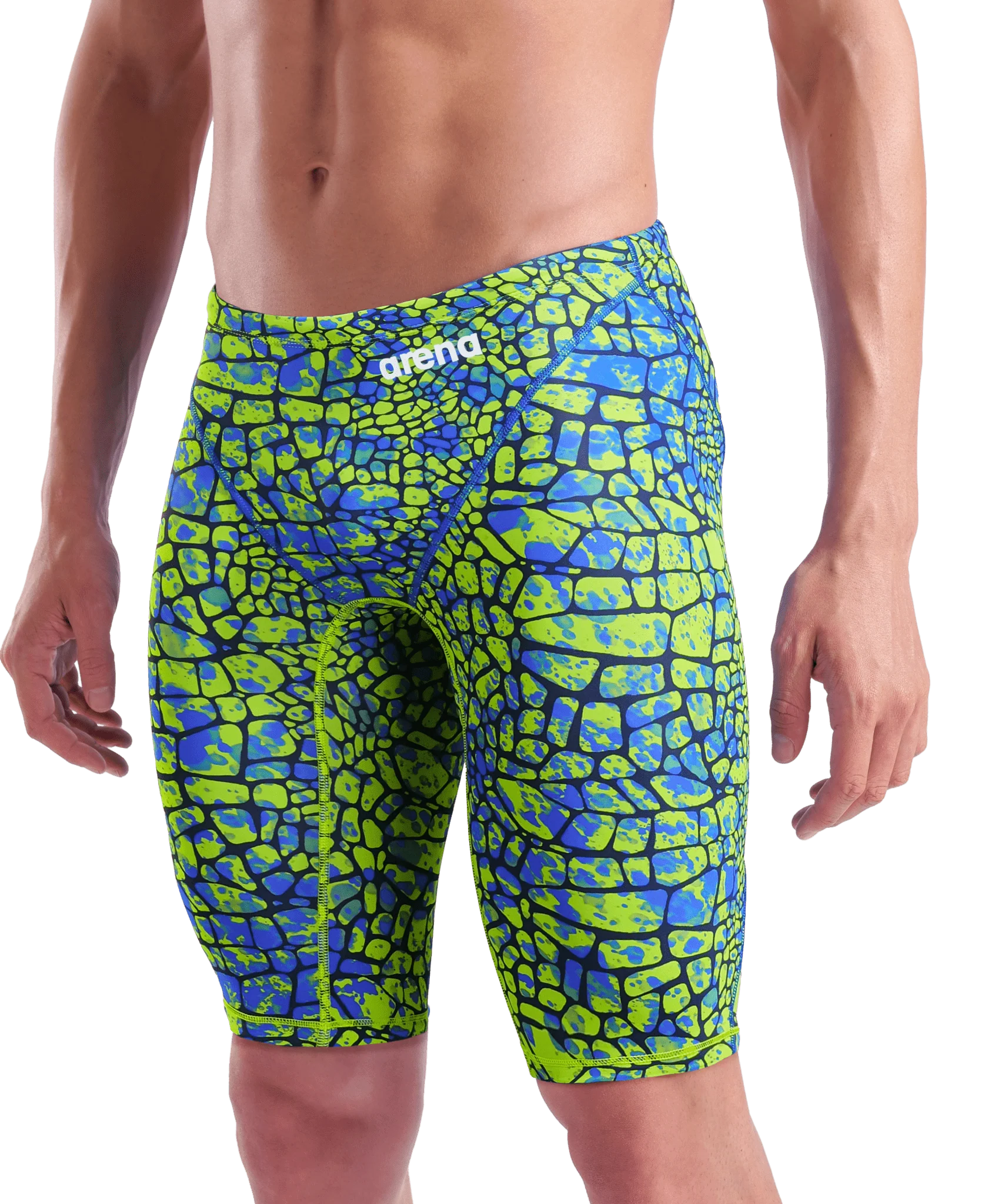 ARENA MENS POWERSKIN ST NEXT SNAKESKIN JAMMER - Image 3