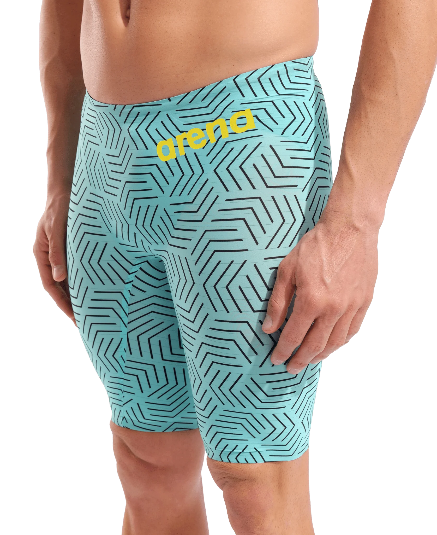 ARENA MENS POWERSKIN WATER MAZE CARBON AIR² JAMMER - Image 4