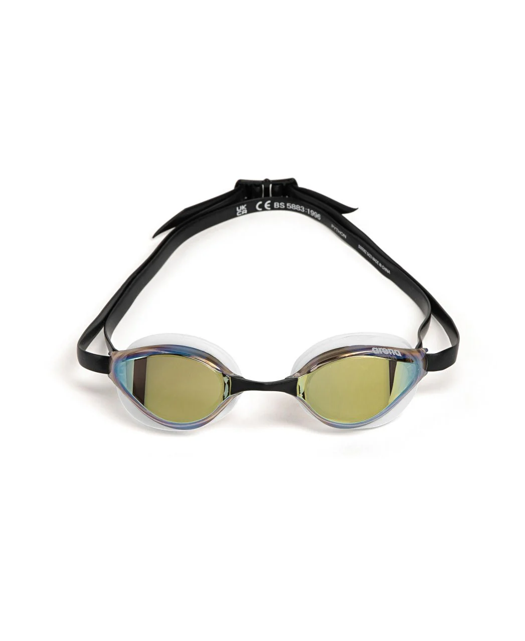 ARENA PYTHON MIRROR GOGGLES GOLD LENSES - Image 4
