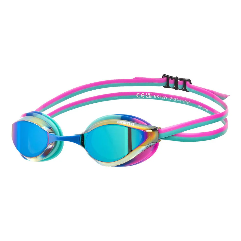 ARENA PYTHON MIRROR GOGGLES TURQUOISE LENSES - Image 7