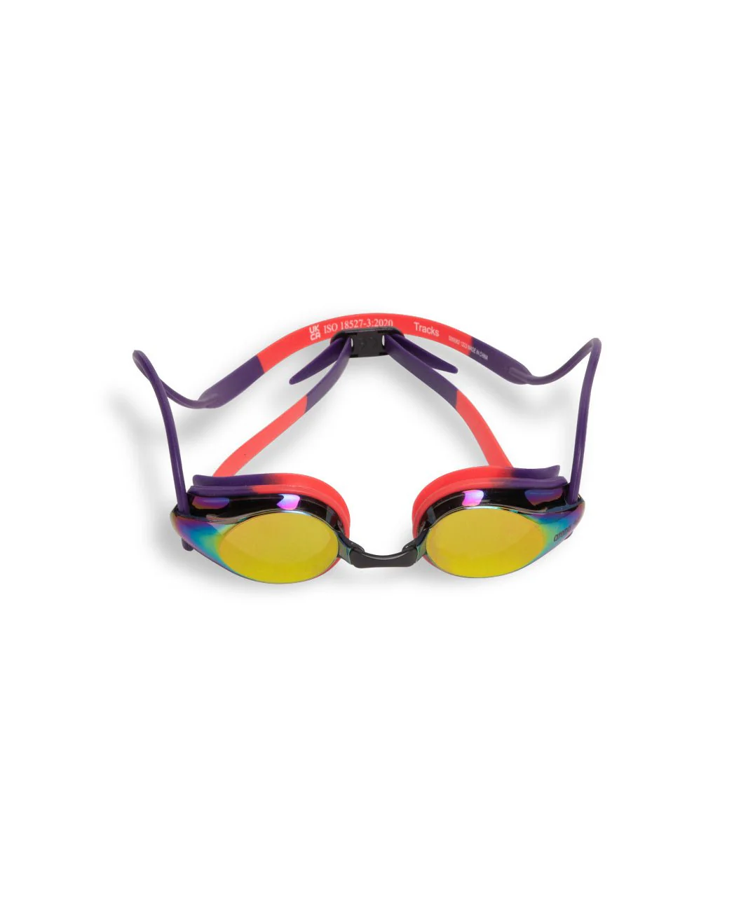 ARENA TRACKS MIRROR GOGGLES YELLOW COPPER LENSES - Image 3