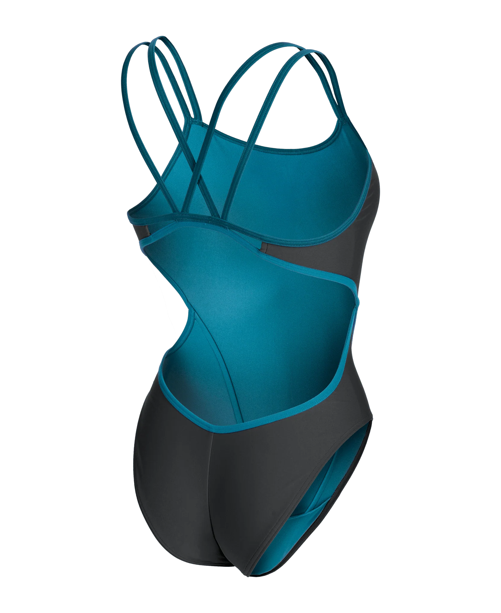 ARENA WOMENS HYPERFLOW SOLID DOUBLE CROSS BACK SWIMSUIT - Image 14