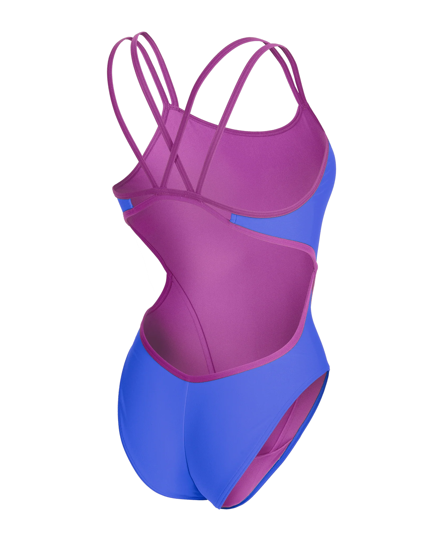 ARENA WOMENS HYPERFLOW SOLID DOUBLE CROSS BACK SWIMSUIT - Image 16