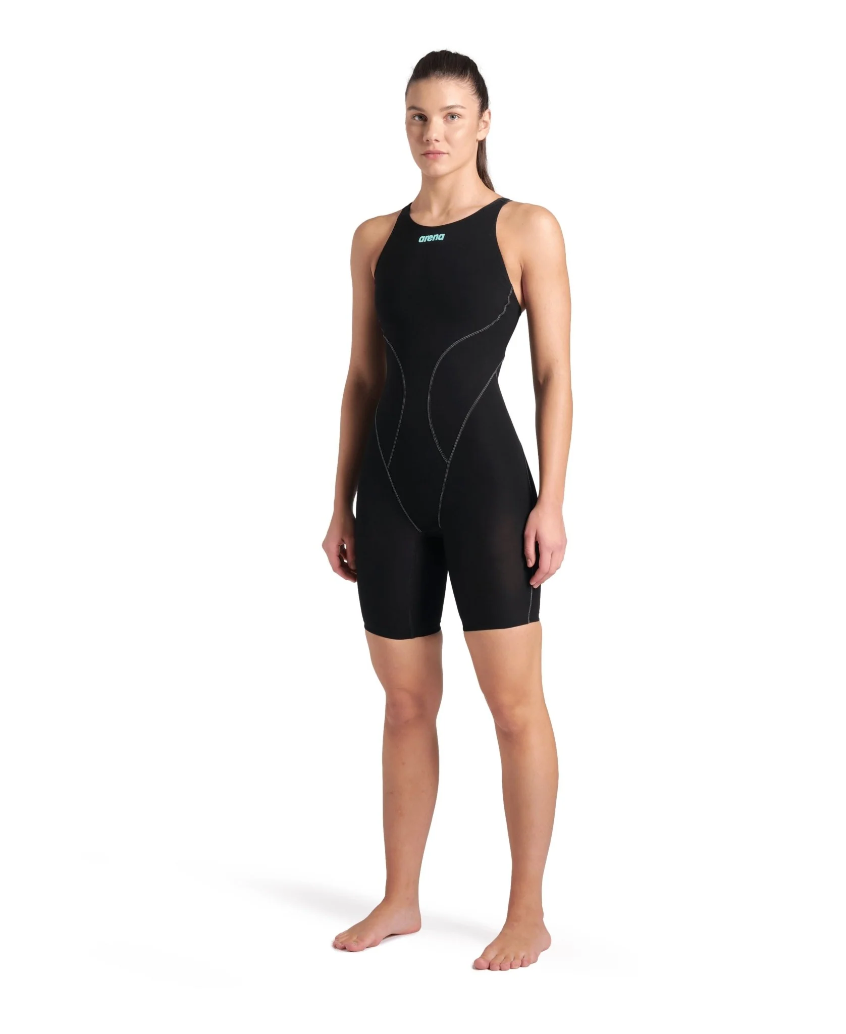 ARENA WOMENS POWERSKIN IMPULSO OPEN BACK KNEESUIT - Image 3