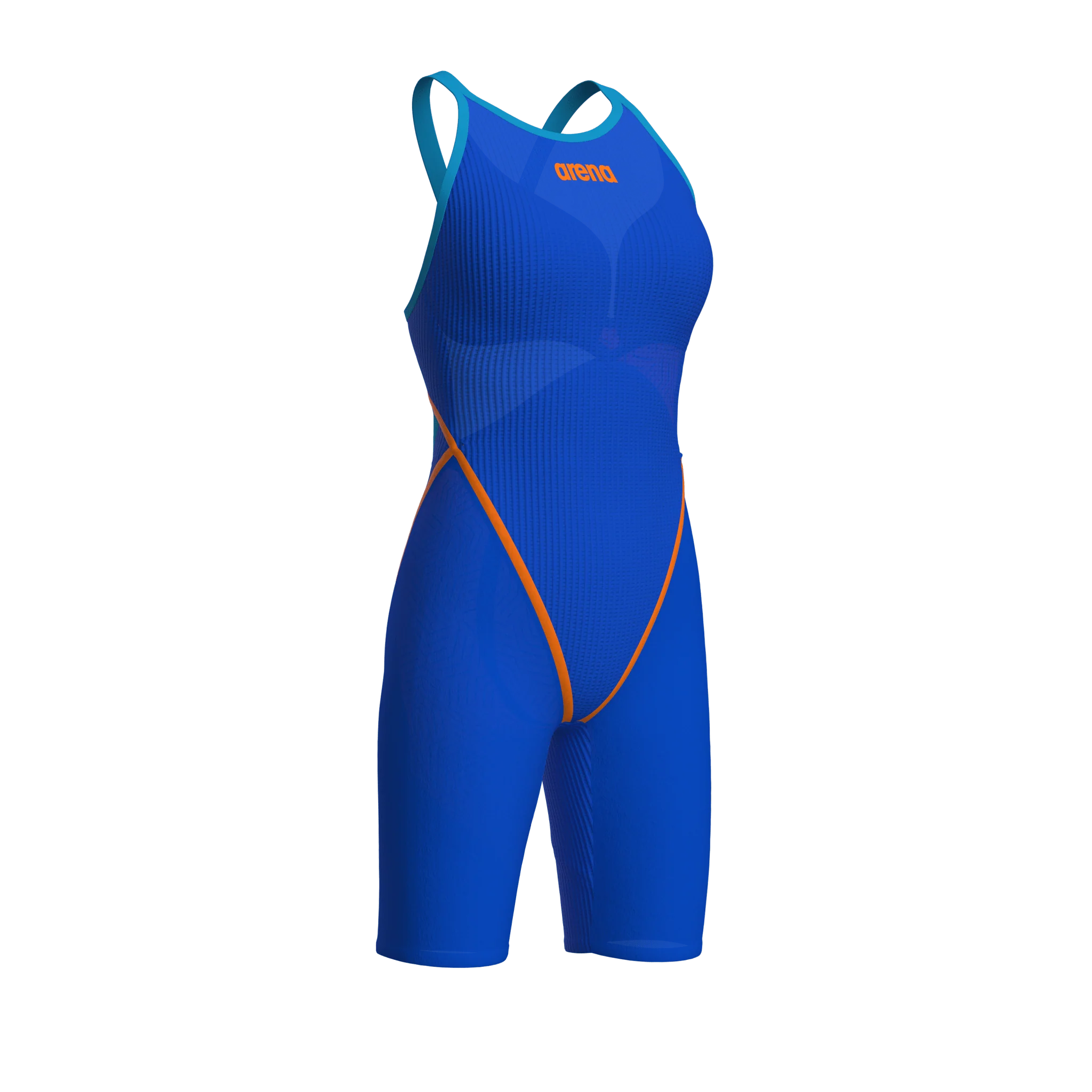 ARENA WOMENS POWERSKIN PRIMO NEON BLAZE OPEN BACK KNEESUIT - Image 8
