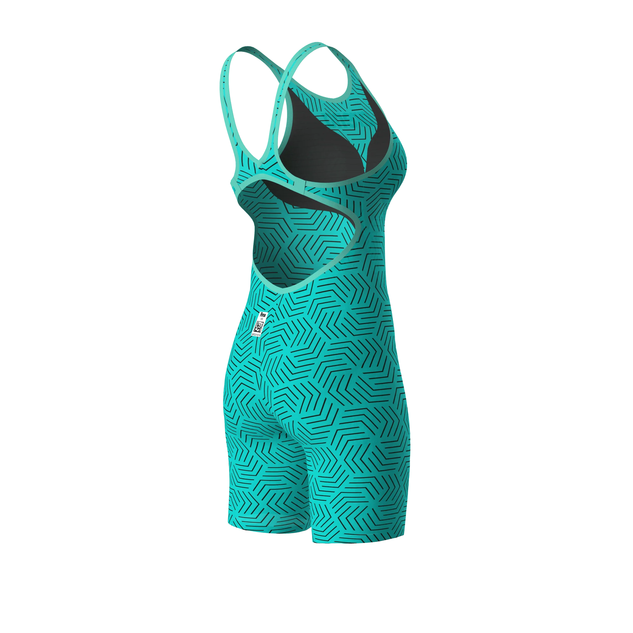 ARENA WOMENS POWERSKIN WATER MAZE CARBON AIR² OPEN BACK KNEESUIT - Image 11