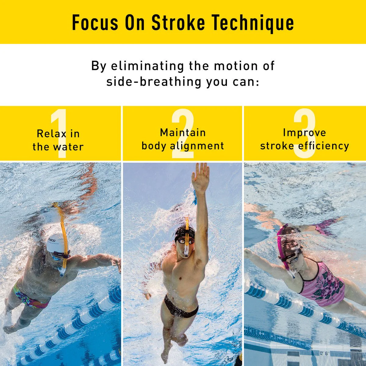 FINIS ORIGINAL SWIMMER'S SNORKEL - Image 4