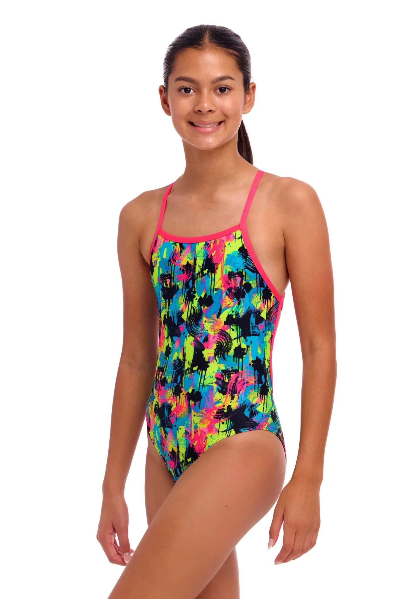 FUNKITA GIRLS BLOTCHY BABE STRAPPED IN ONE PIECE - Image 4