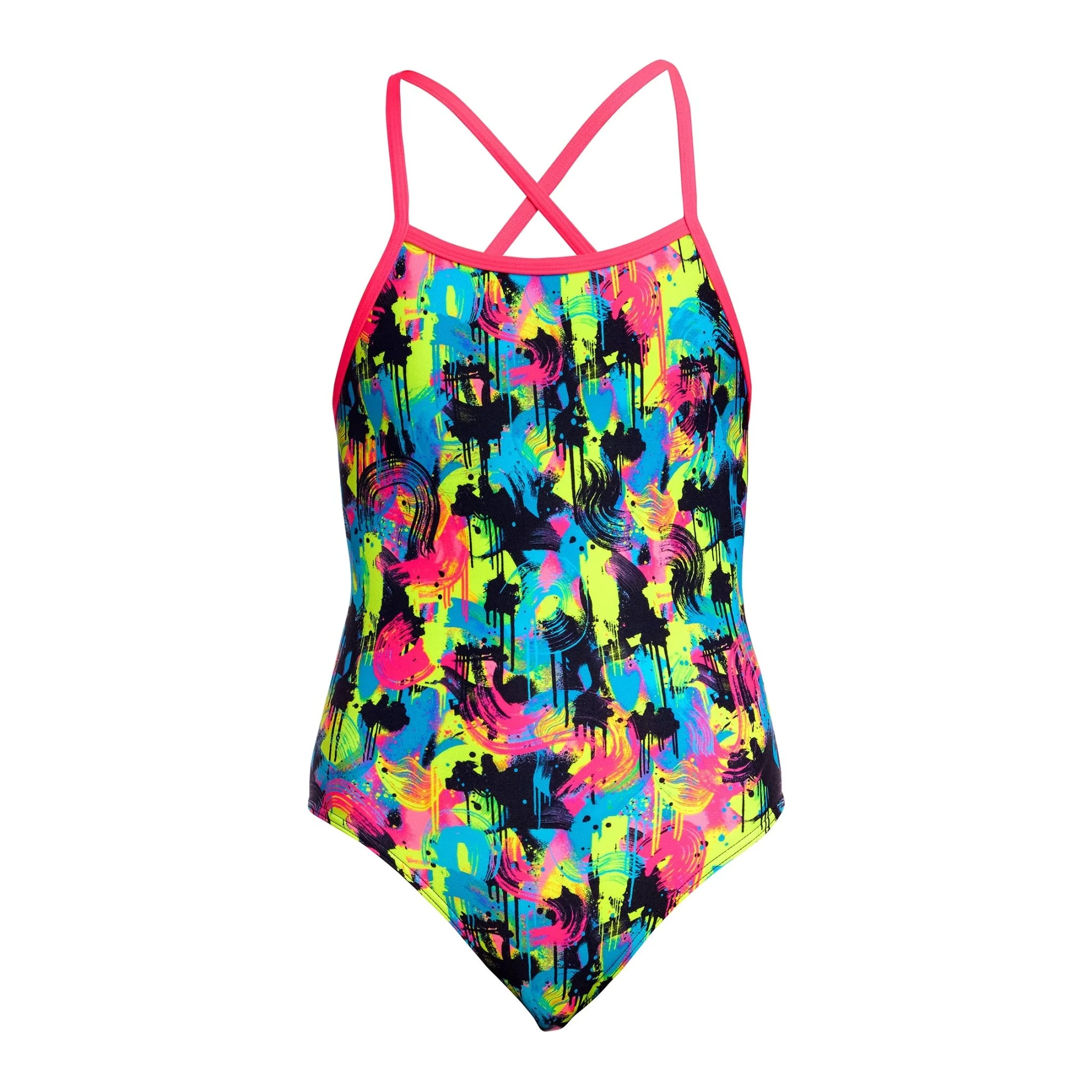 FUNKITA GIRLS BLOTCHY BABE STRAPPED IN ONE PIECE - Image 5