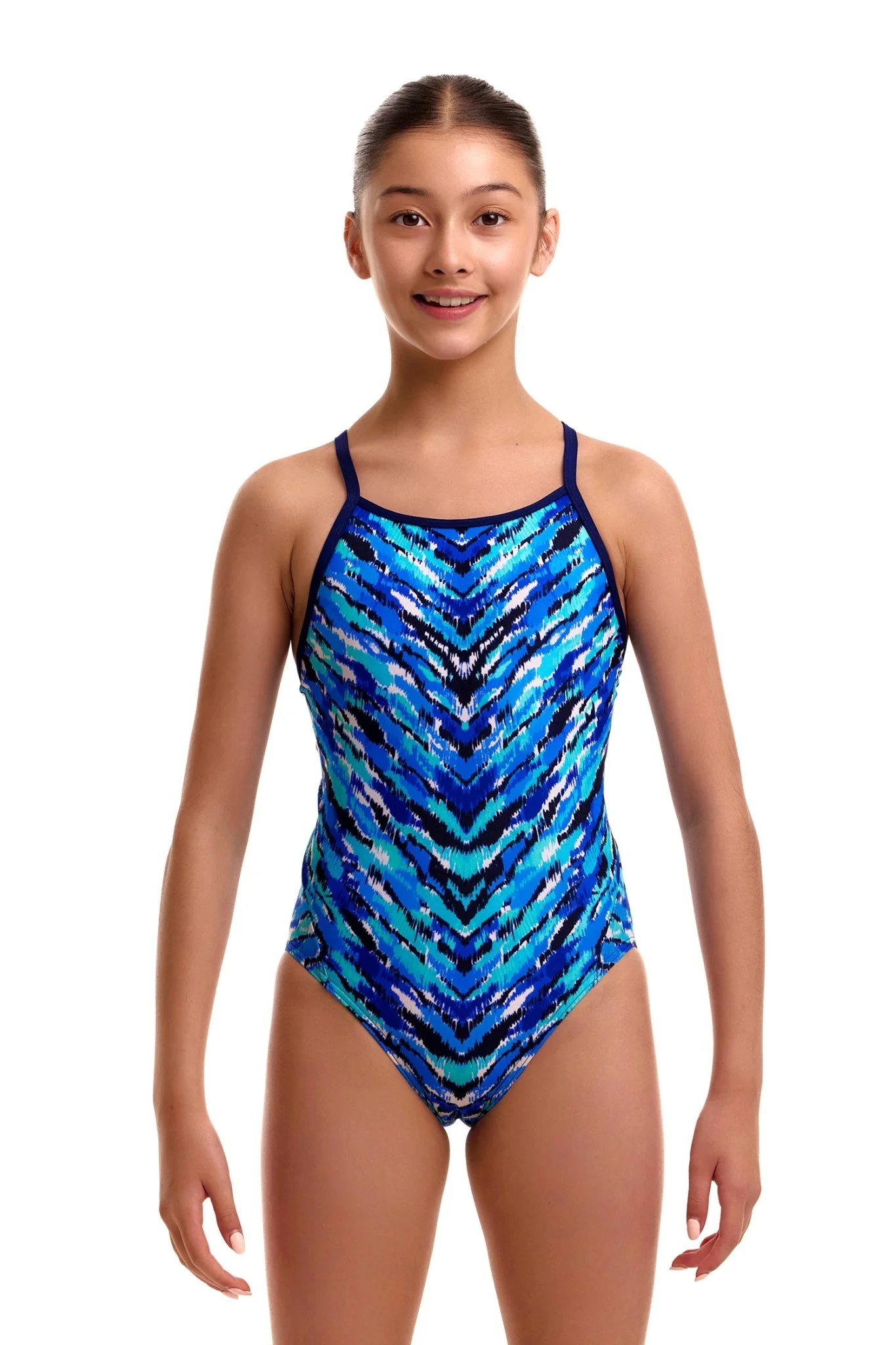 FUNKITA GIRLS FUR SEAL DIAMOND BACK ONE PIECE