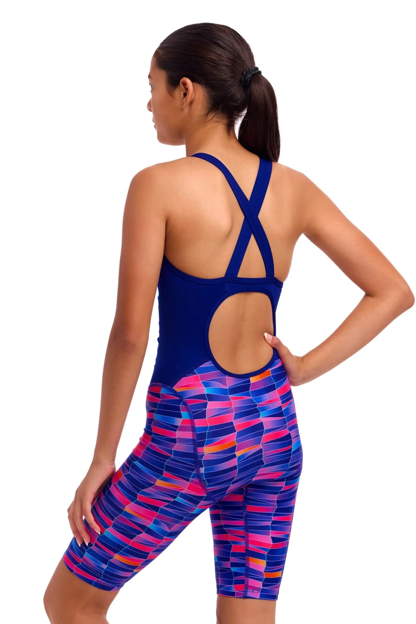 FUNKITA GIRLS WARPED WAVES FAST TRAINING ONE PIECE - Image 3