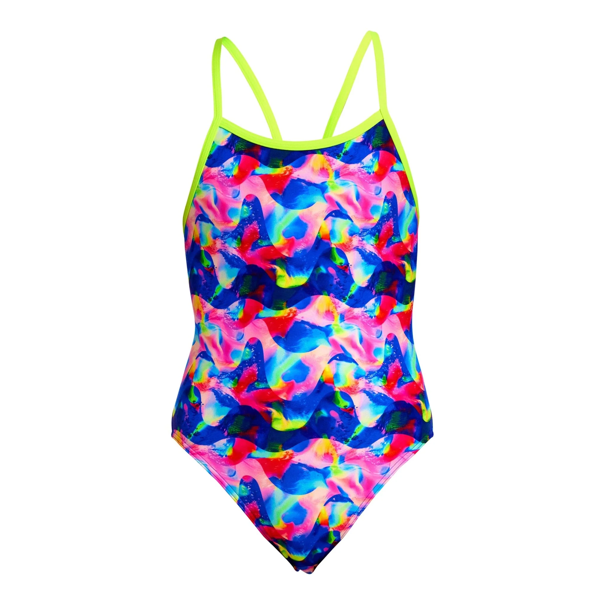 FUNKITA GIRLS WET WAVE SINGLE STRAP ONE PIECE - Image 5