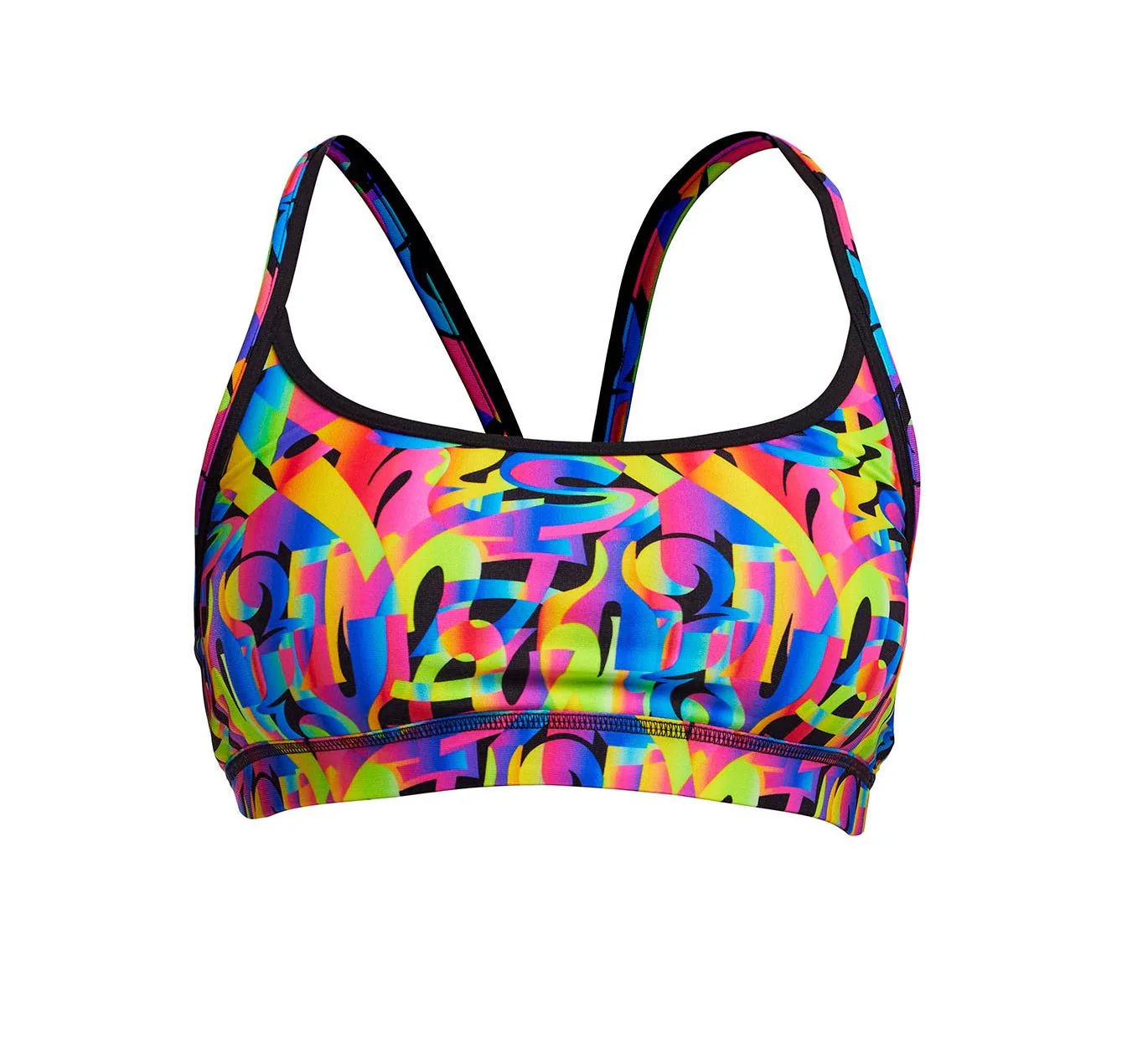 FUNKITA WOMENS COLOUR FUNK SPORTS TOP - Image 5