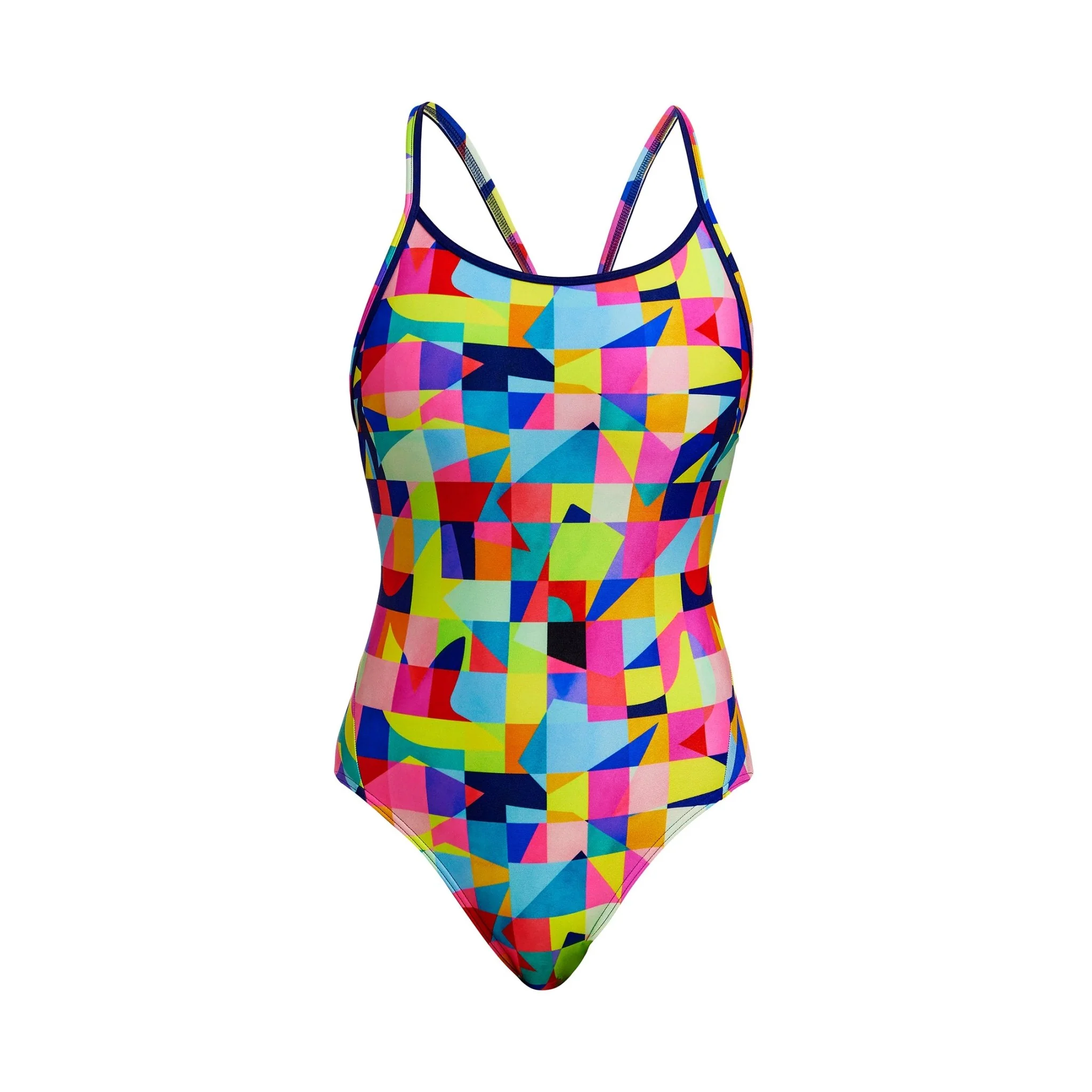 FUNKITA WOMENS ON THE GRID DIAMOND BACK ONE PIECE - Image 5