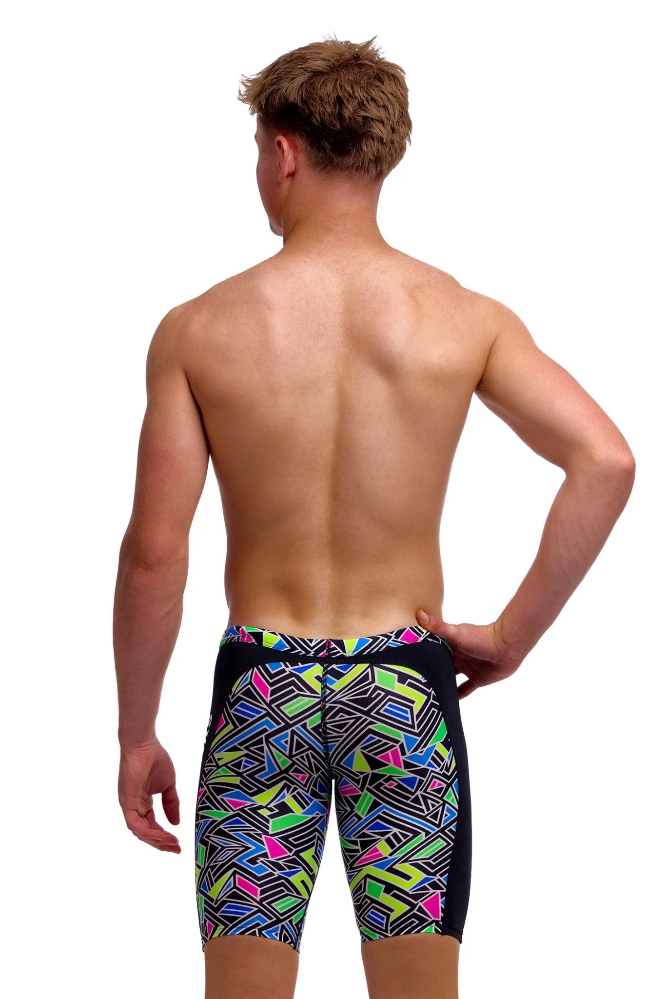 FUNKY TRUNKS BOYS BITS OF PEACE TRAINING JAMMER - Image 3