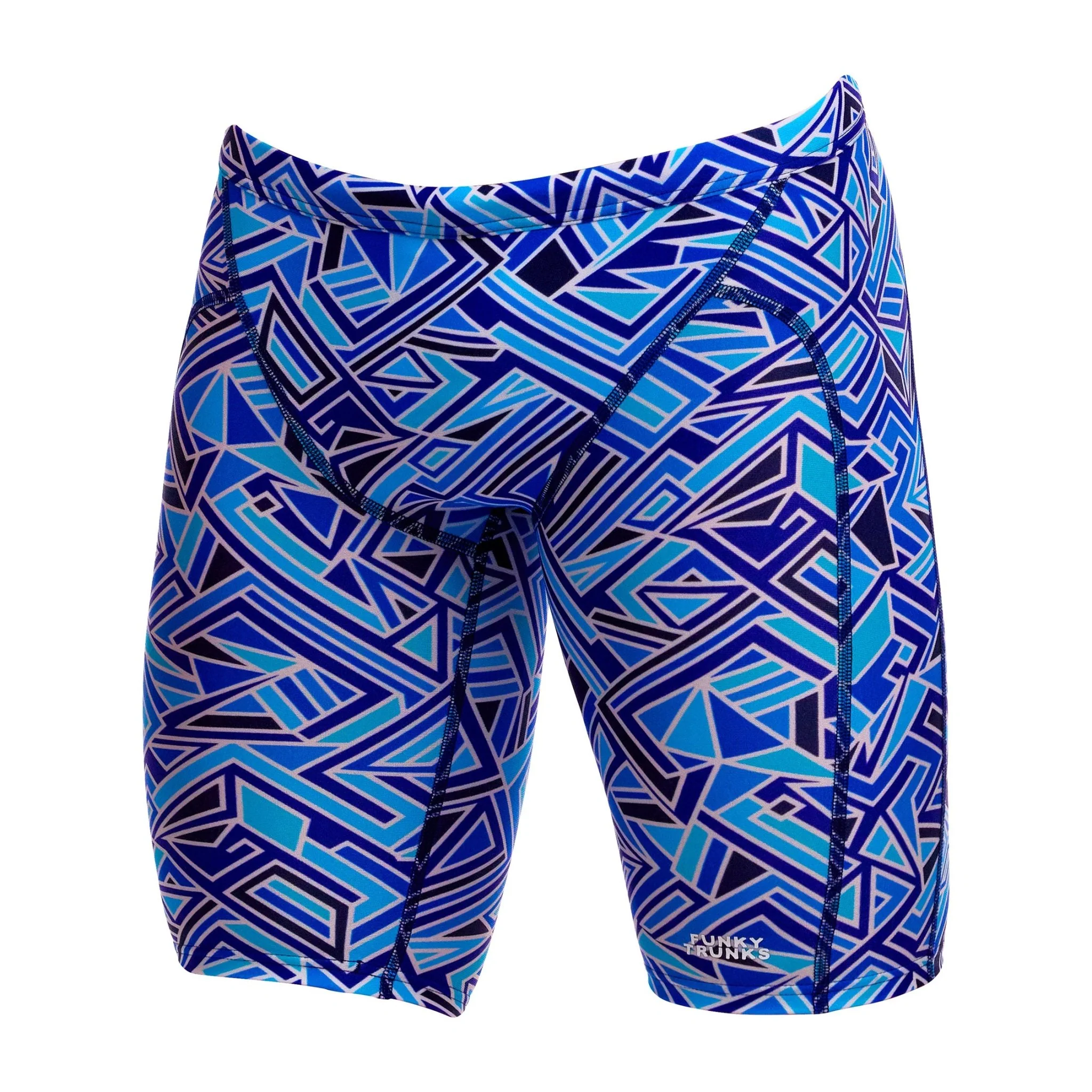 FUNKY TRUNKS BOYS BLUE BITS TRAINING JAMMER - Image 5