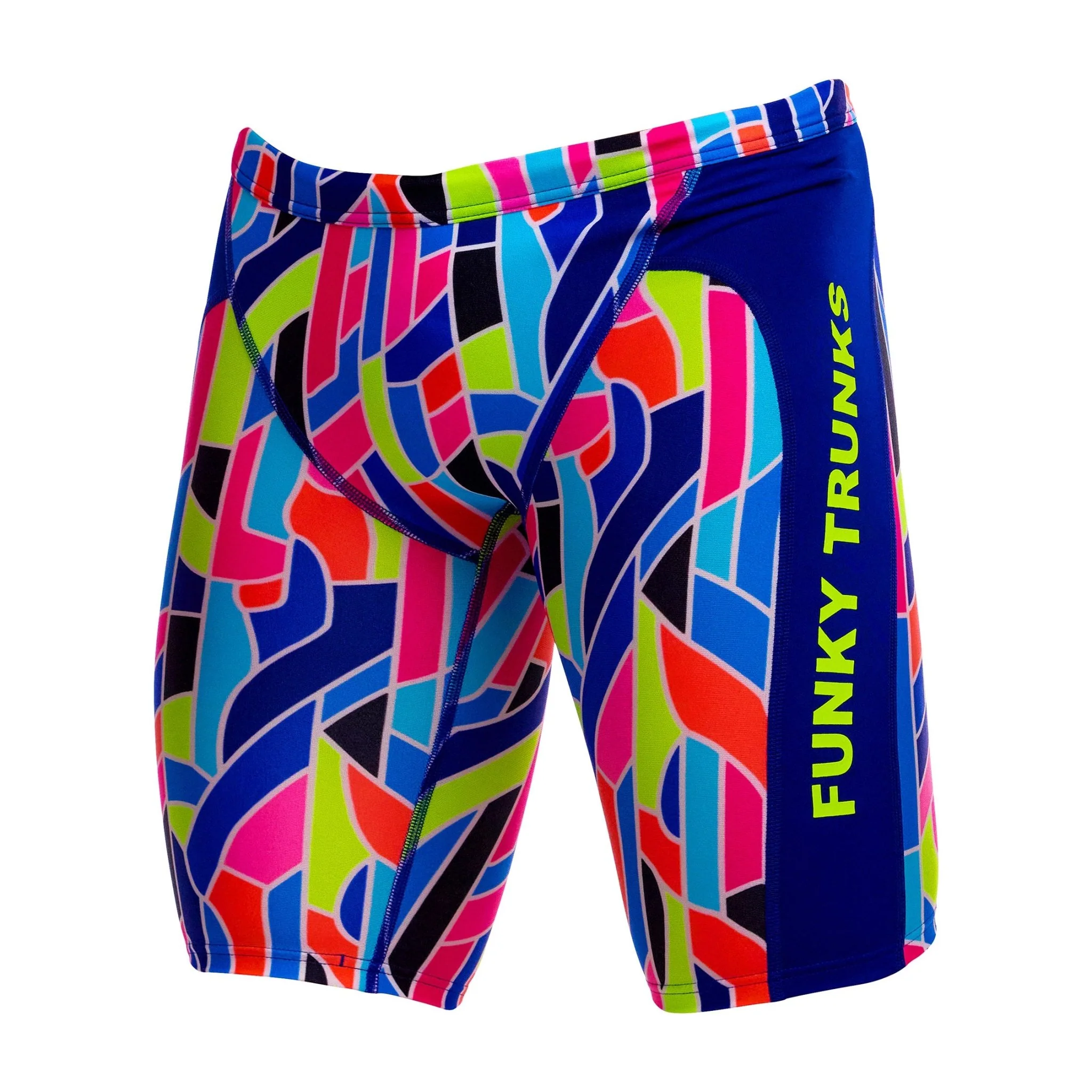 FUNKY TRUNKS BOYS FAULT LINES TRAINING JAMMER - Image 5