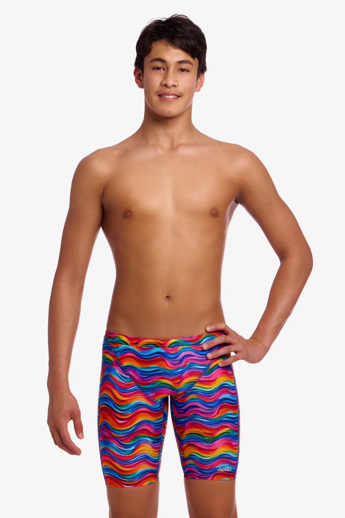 FUNKY TRUNKS BOYS PLASTIC FANTASTIC TRAINING JAMMER - Image 3