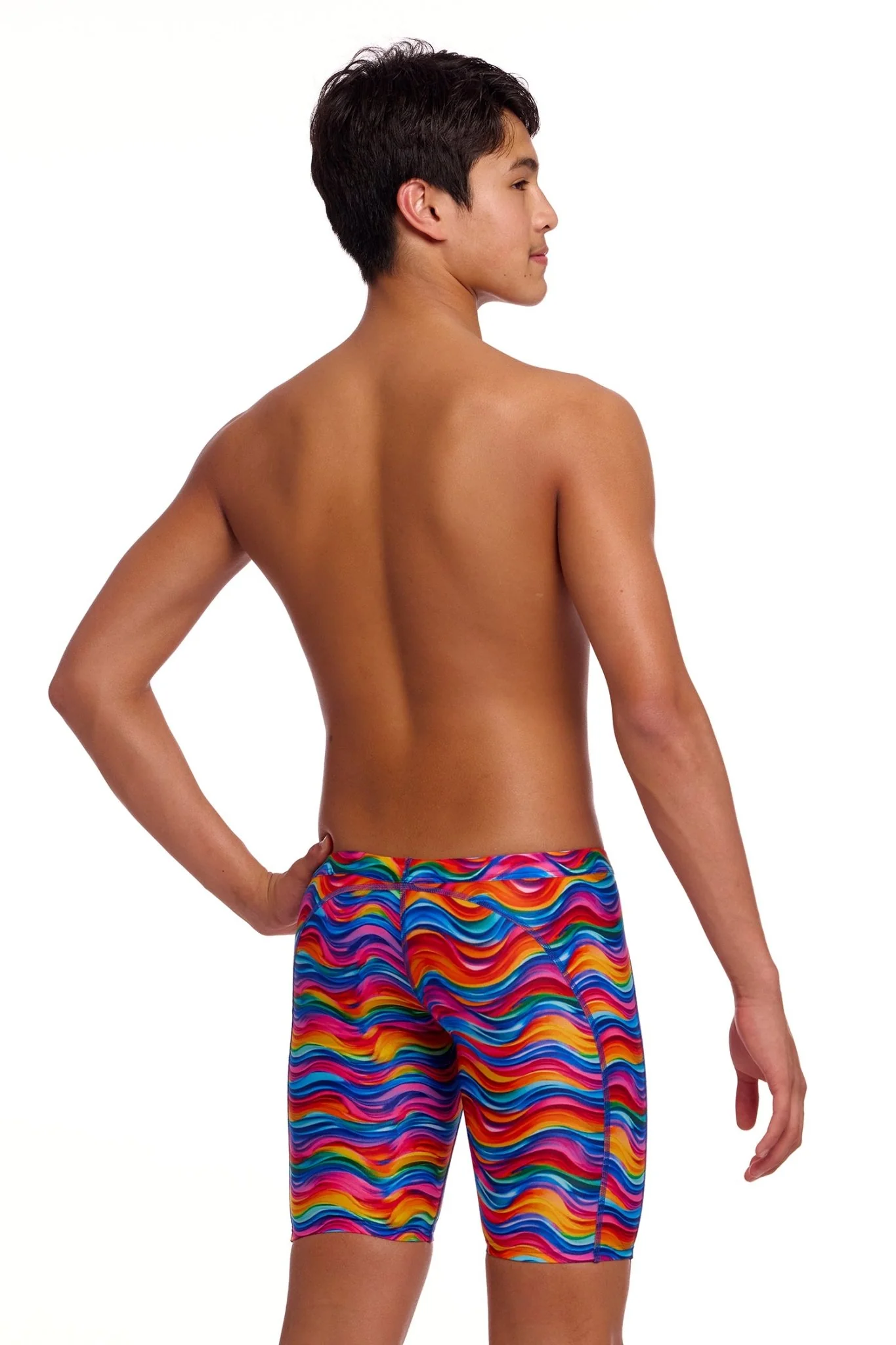 FUNKY TRUNKS BOYS PLASTIC FANTASTIC TRAINING JAMMER - Image 4
