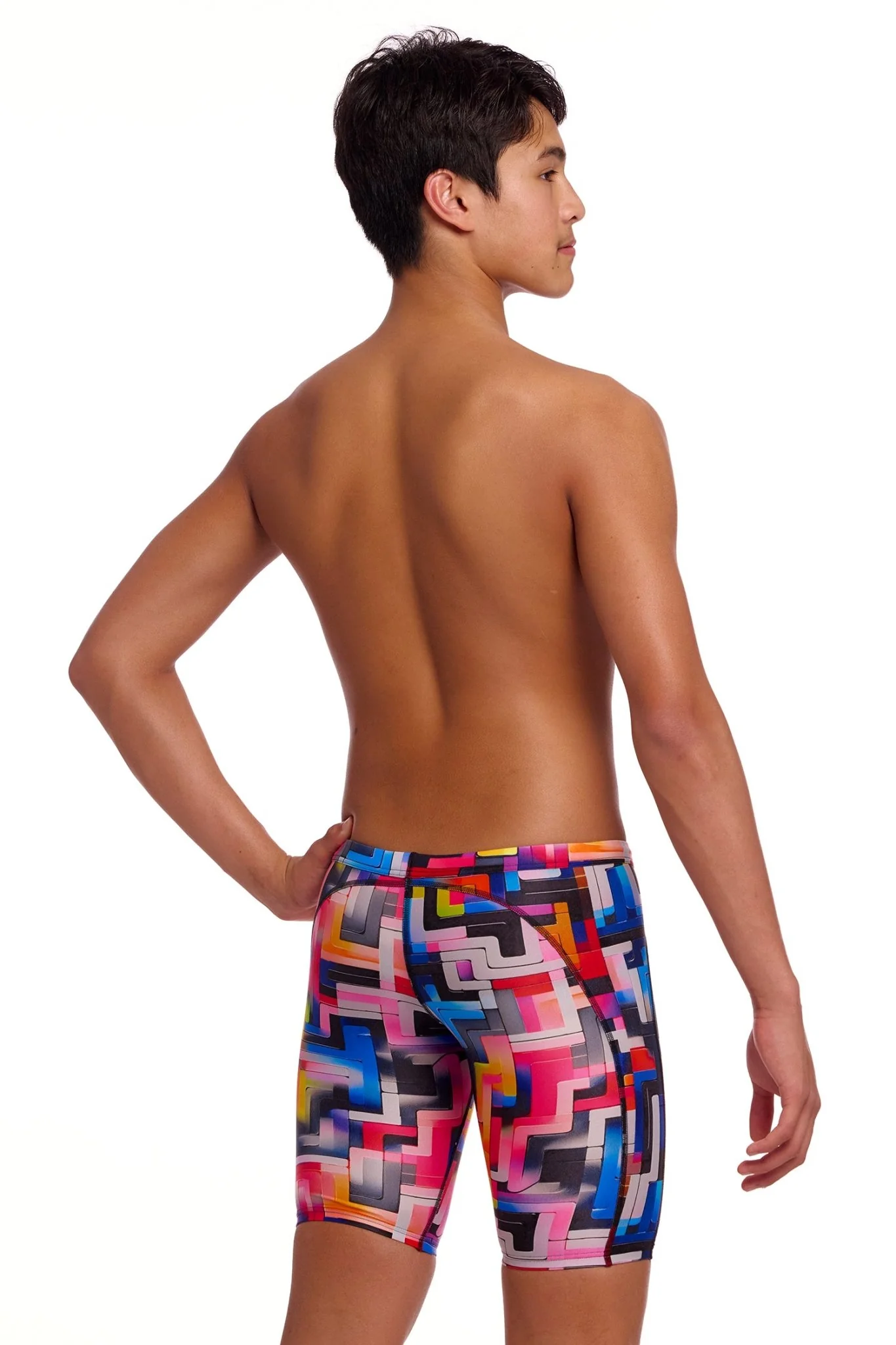 FUNKY TRUNKS BOYS PUTTY RULES TRAINING JAMMER - Image 4