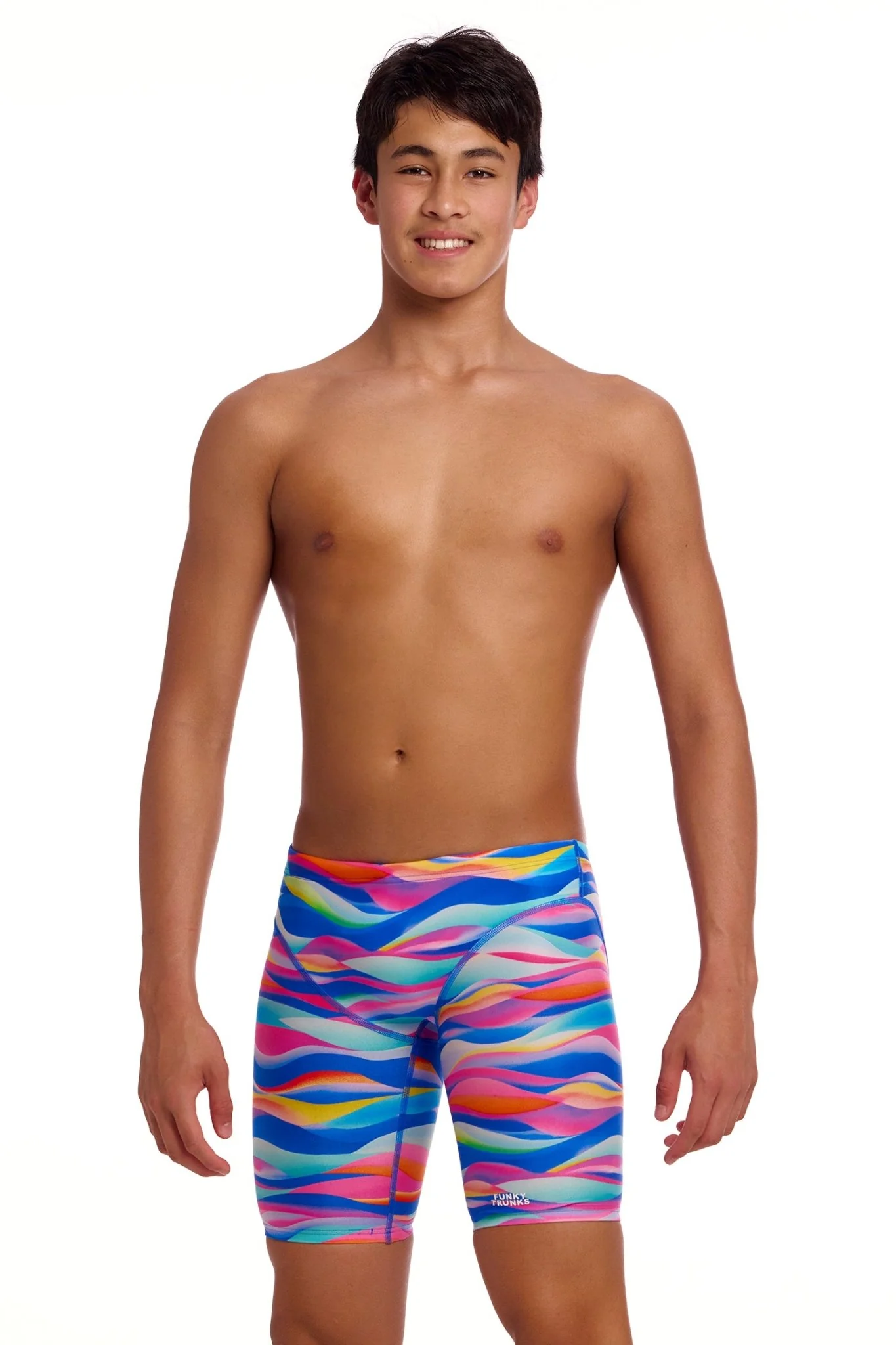 FUNKY TRUNKS BOYS ROYAL WAVE FAST TRAINING JAMMER
