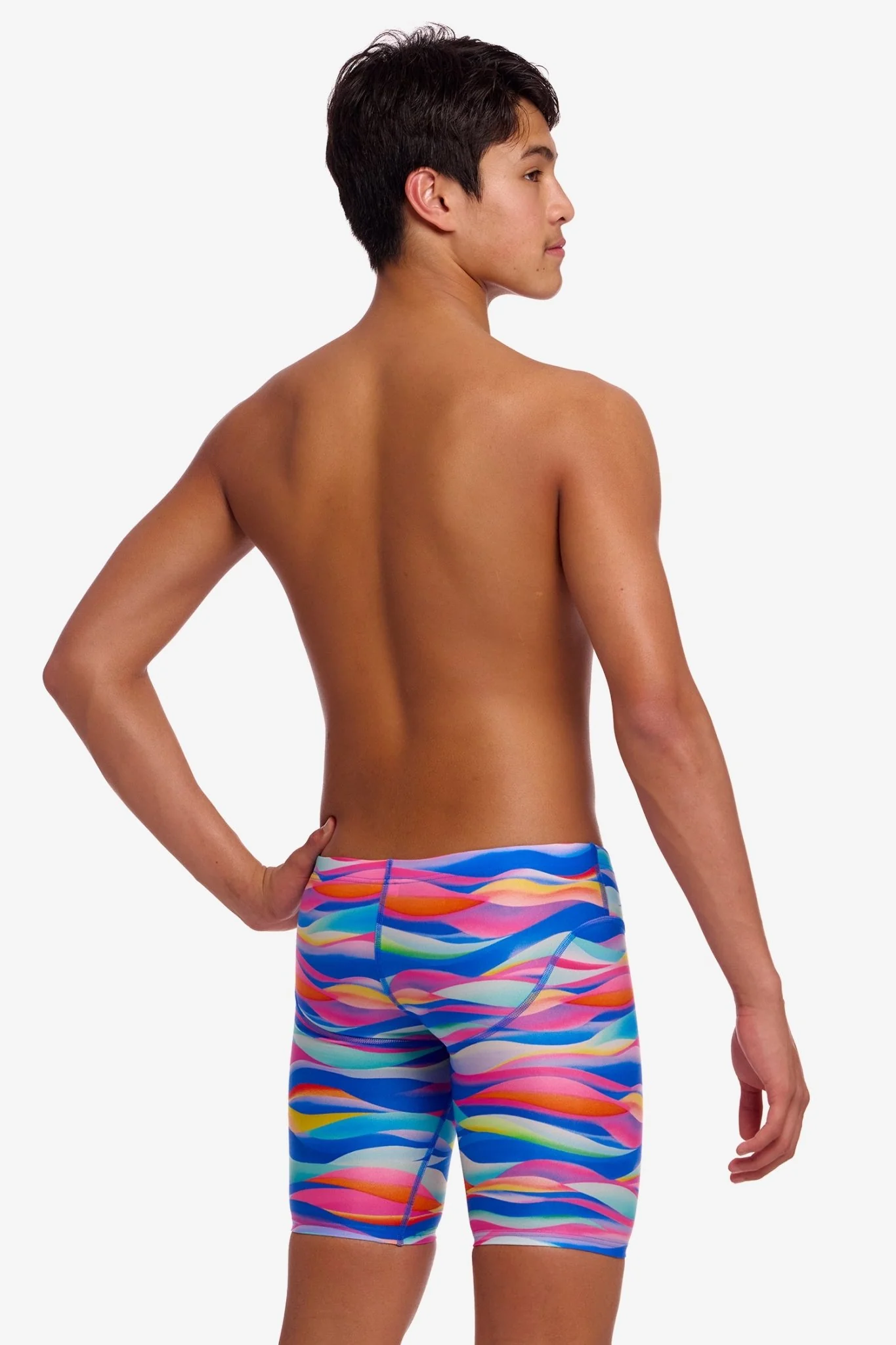 FUNKY TRUNKS BOYS ROYAL WAVE FAST TRAINING JAMMER - Image 4