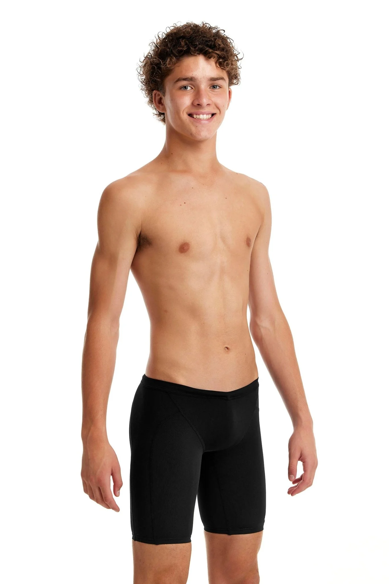 FUNKY TRUNKS BOYS STILL BLACK TRAINING JAMMER - Image 3