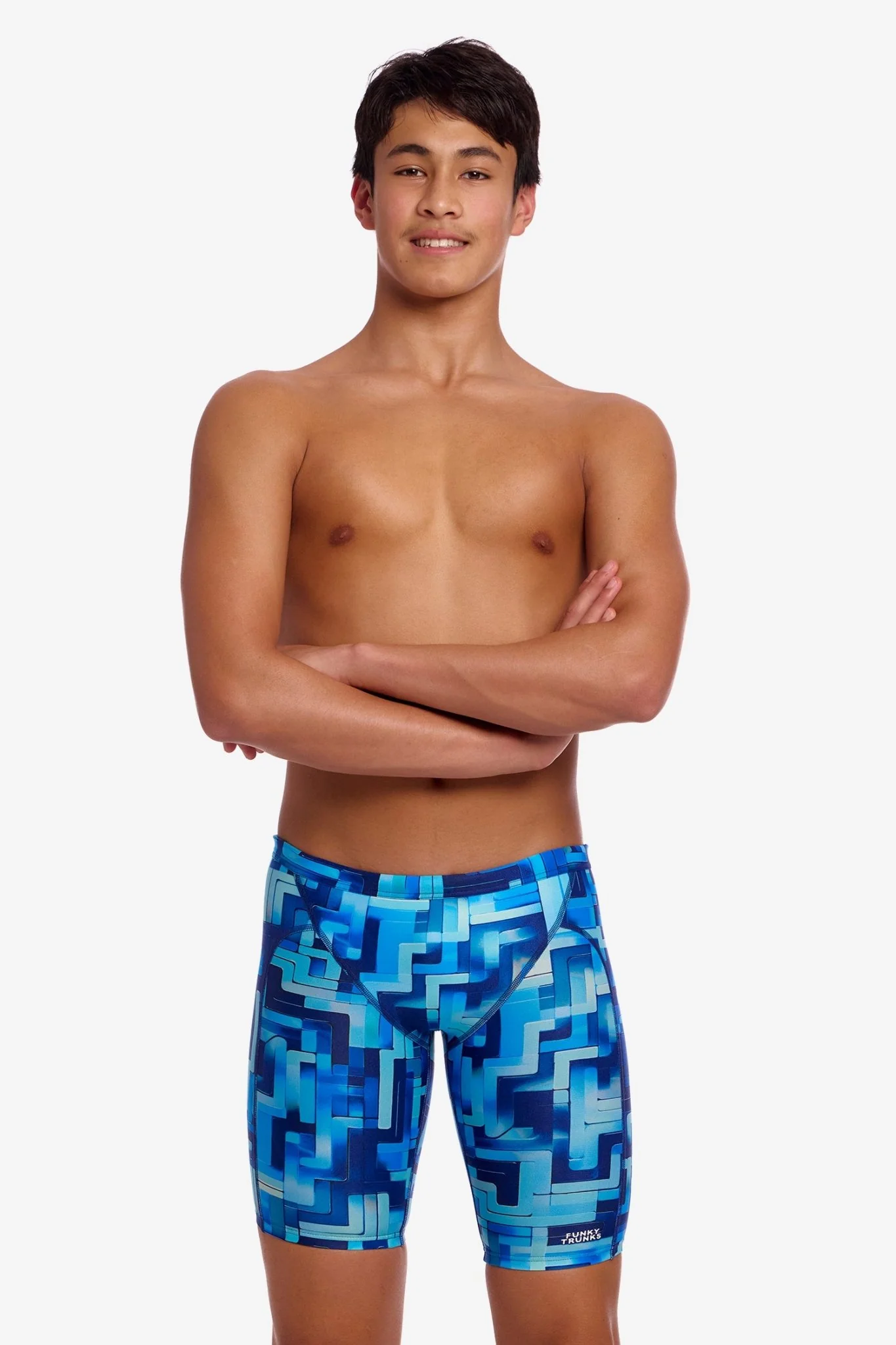 FUNKY TRUNKS BOYS YOU BLUED TRAINING JAMMER - Image 3