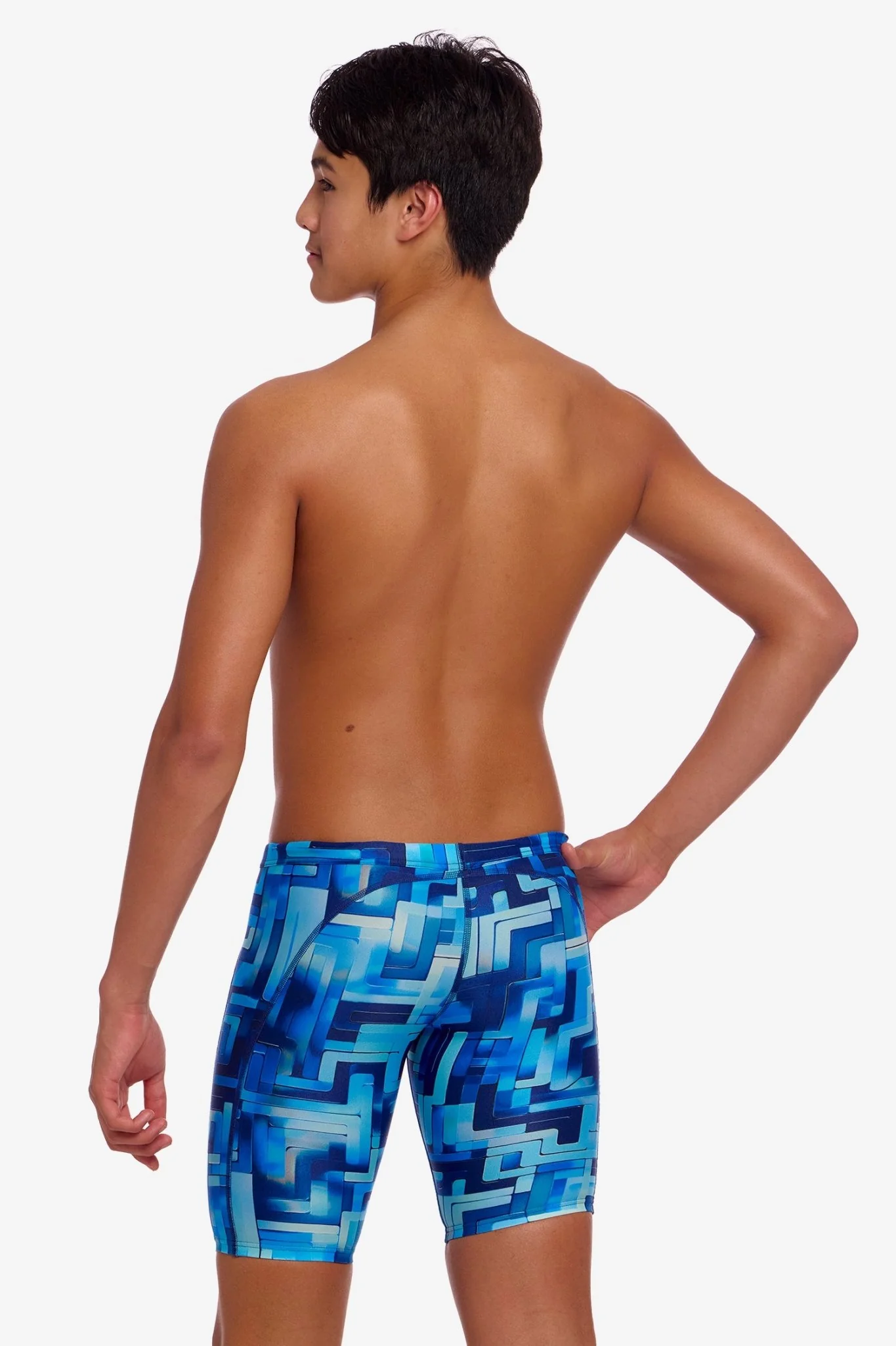 FUNKY TRUNKS BOYS YOU BLUED TRAINING JAMMER - Image 4
