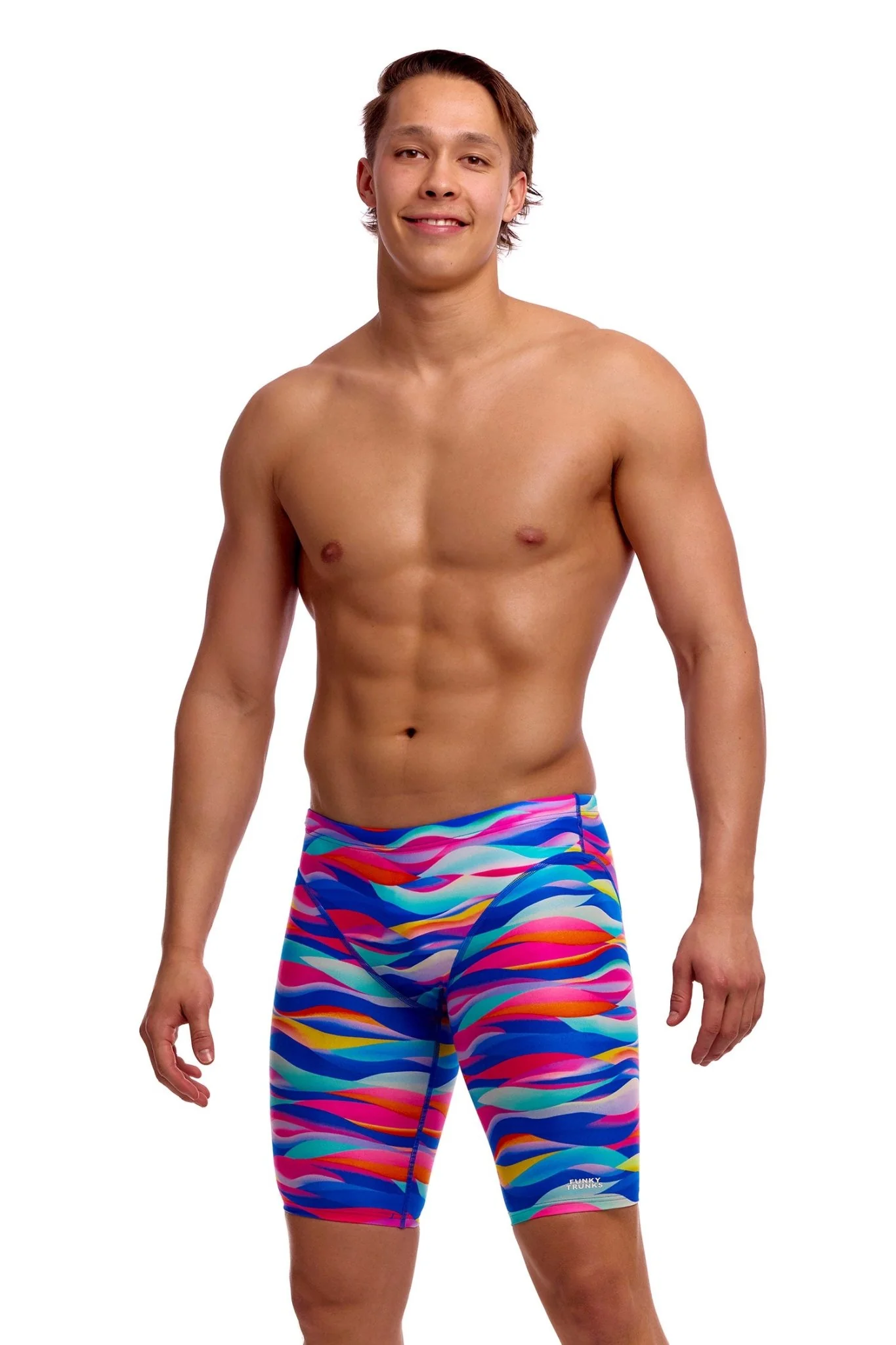 FUNKY TRUNKS MENS ROYAL WAVE FAST TRAINING JAMMER