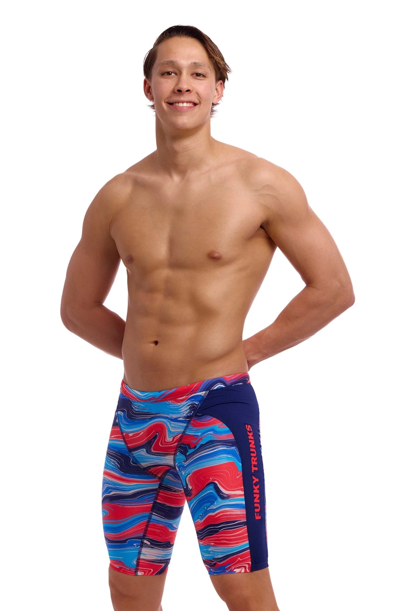 FUNKY TRUNKS MENS WAVE CRAZE TRAINING JAMMER - Image 3