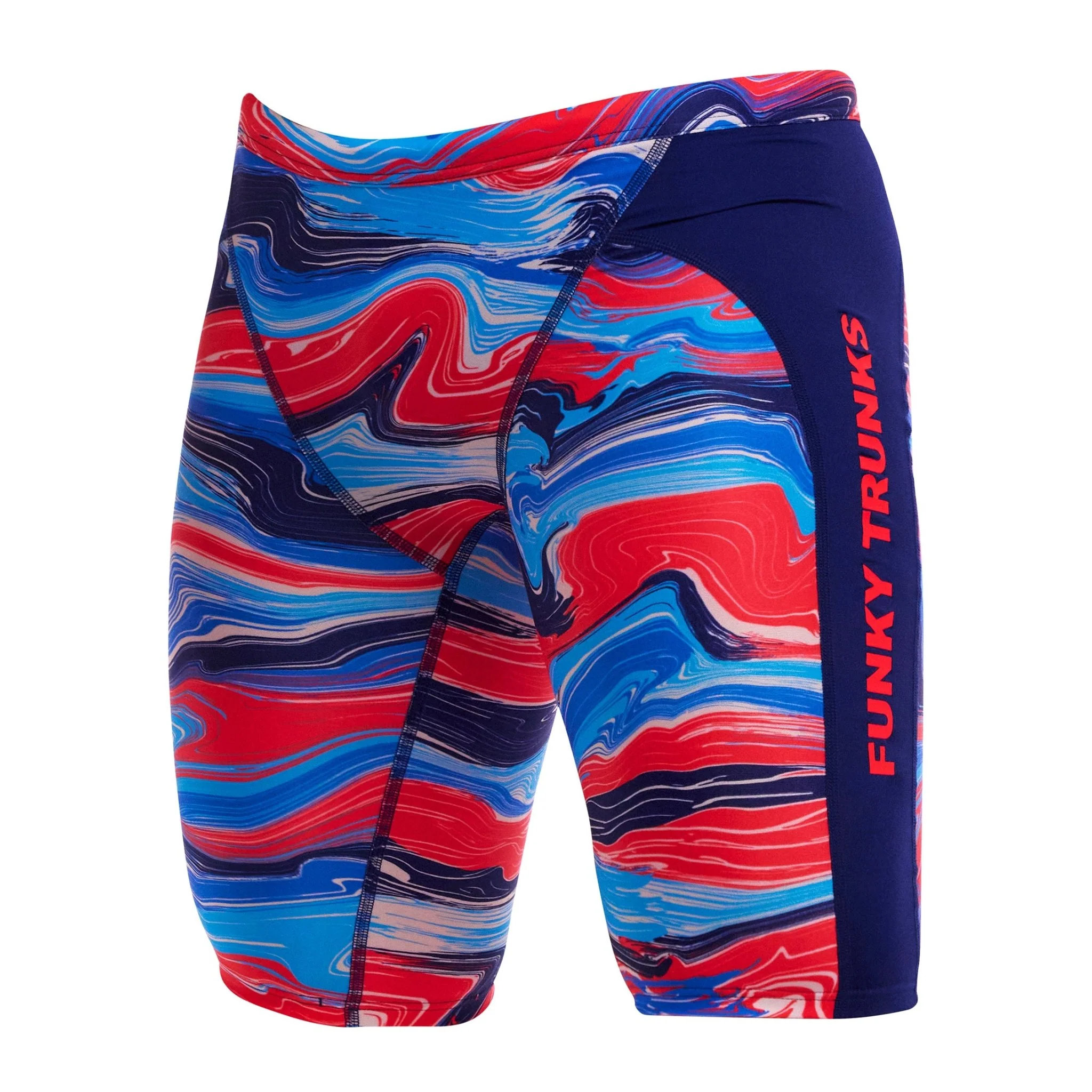 FUNKY TRUNKS MENS WAVE CRAZE TRAINING JAMMER - Image 4
