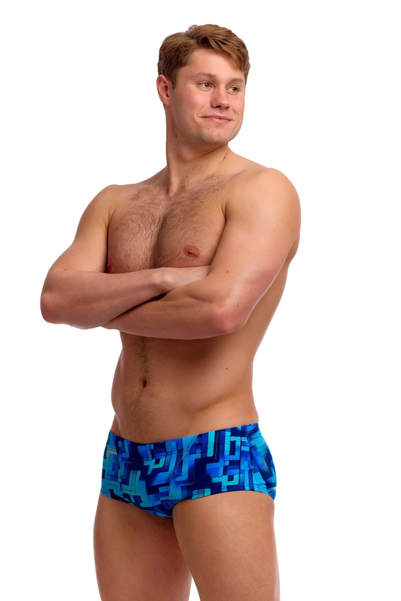 FUNKY TRUNKS MENS YOU BLUED CLASSIC TRUNKS - Image 4