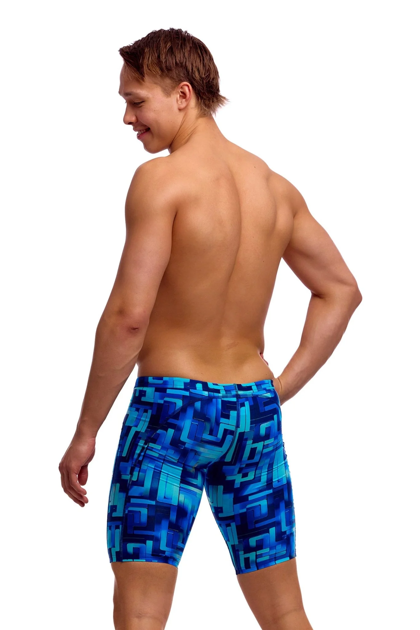 FUNKY TRUNKS MENS YOU BLUED TRAINING JAMMER - Image 3