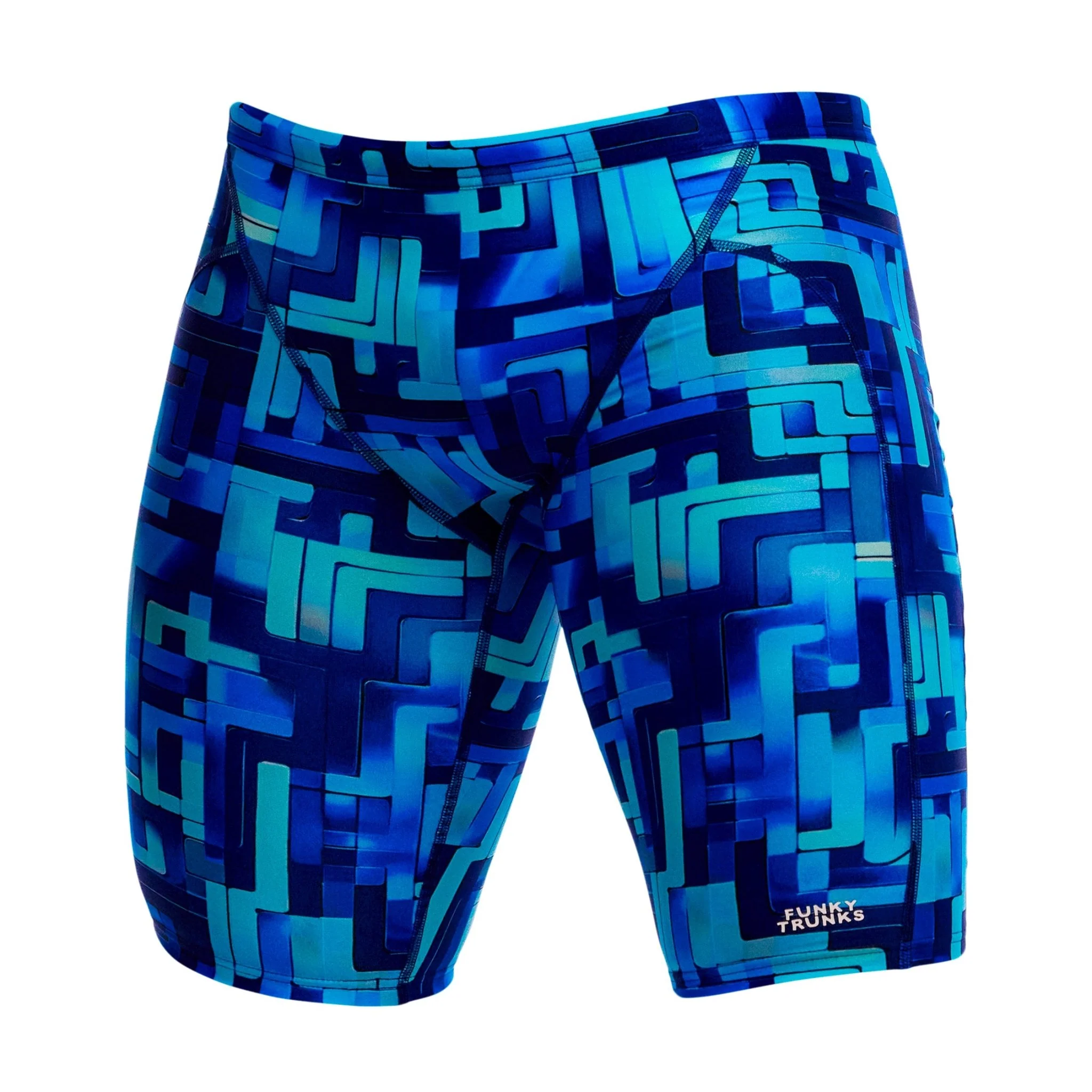 FUNKY TRUNKS MENS YOU BLUED TRAINING JAMMER - Image 5