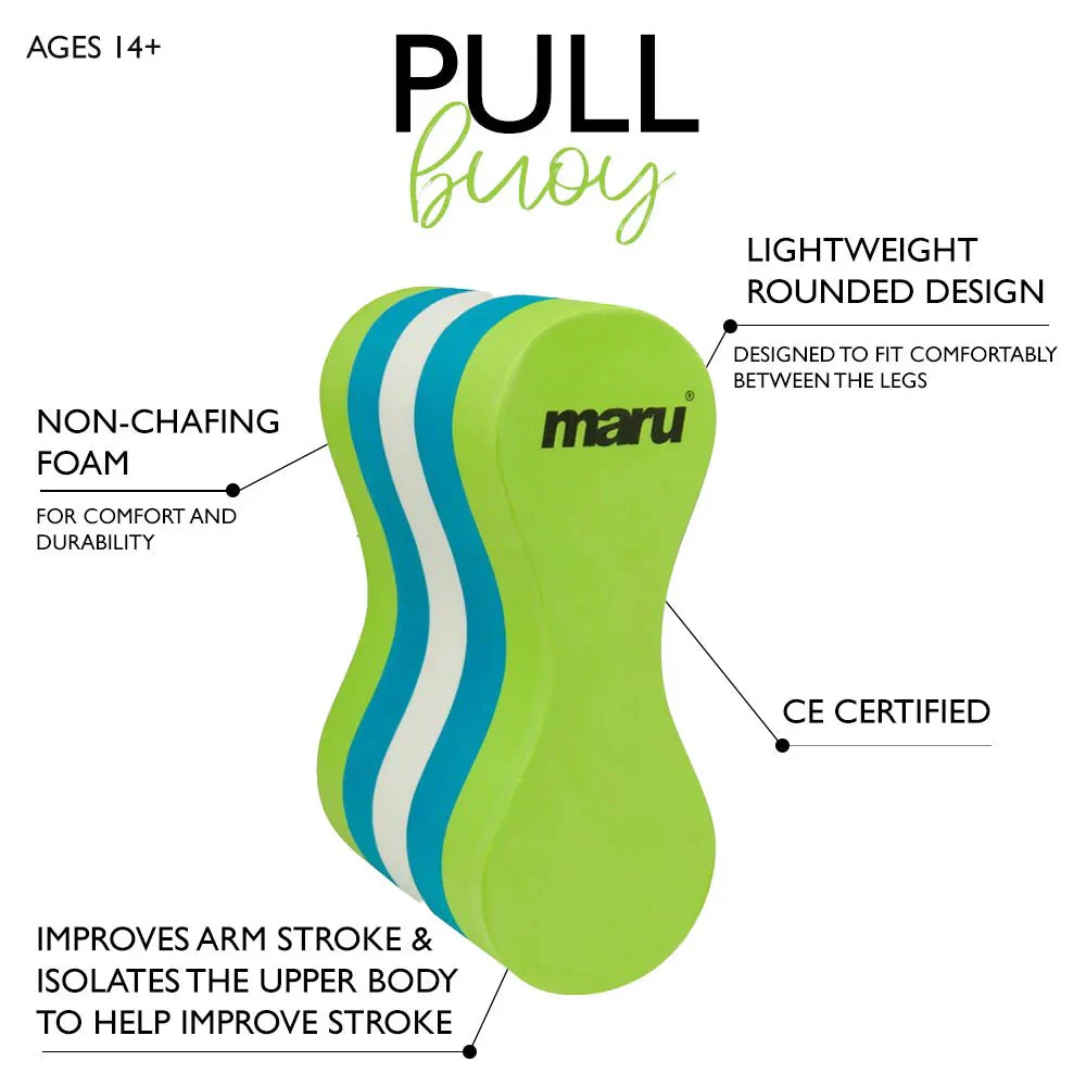 MARU PULLBUOY BLUE / LIME / WHITE - Image 4