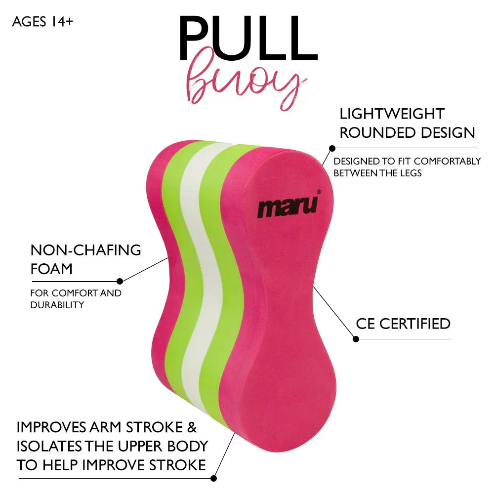 MARU PULLBUOY PINK / LIME / WHITE - Image 4