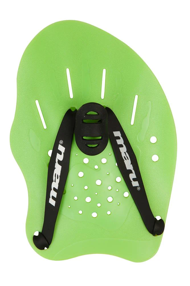 MARU SWIMMING HAND PADDLES LIME - Image 3