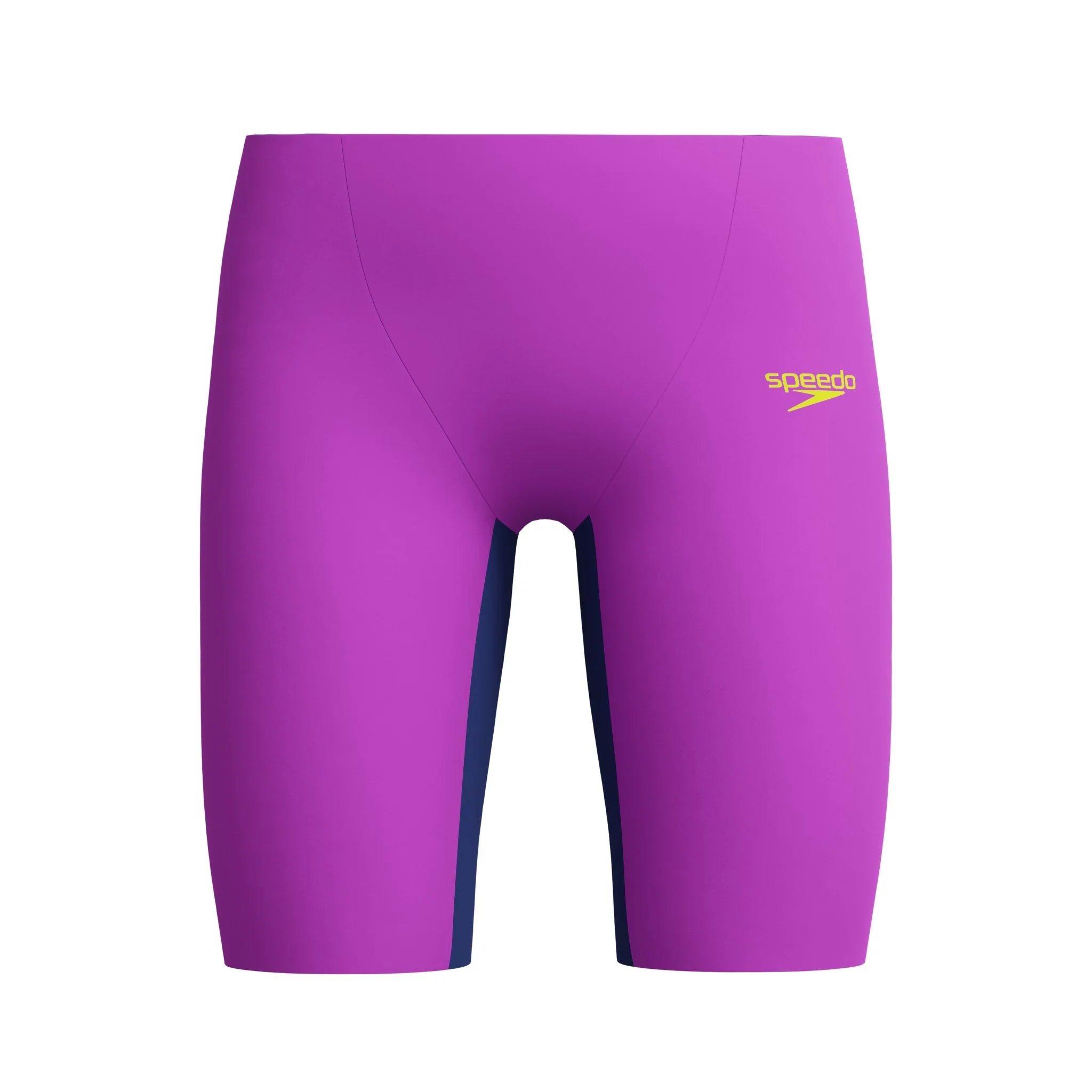SPEEDO BOYS FASTSKIN ENDURANCE+ MAX HIGH WAIST JAMMER NEON JELLY / NOBLE NAVY - Image 6